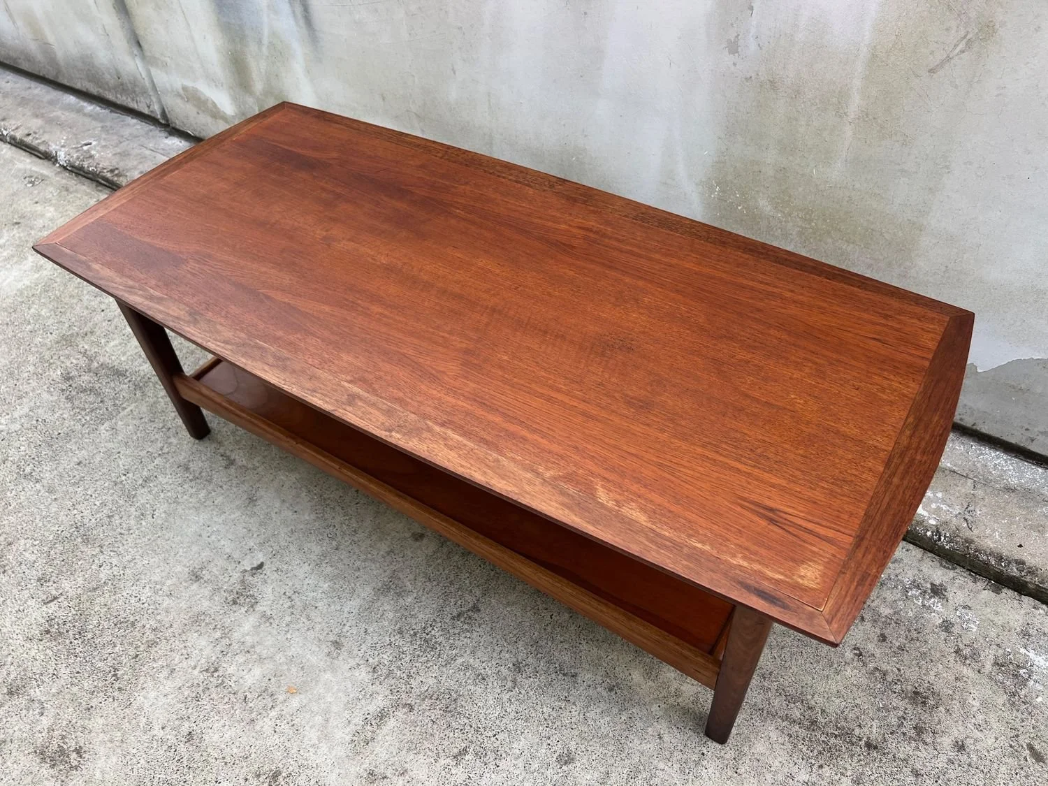 Restored Mid-Century Modern Teak Coffee Table