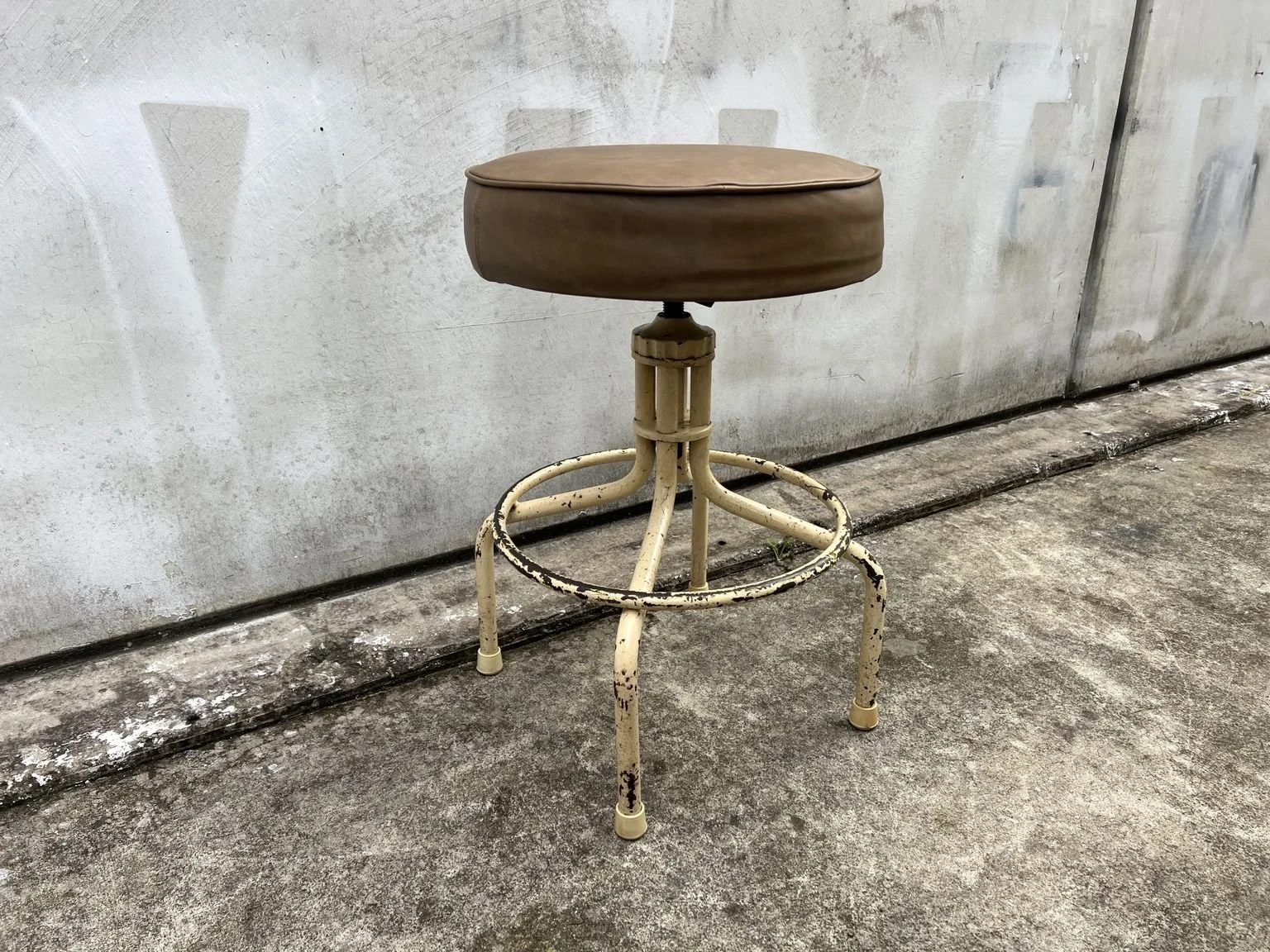 Vintage Industrial Adjustable Stool