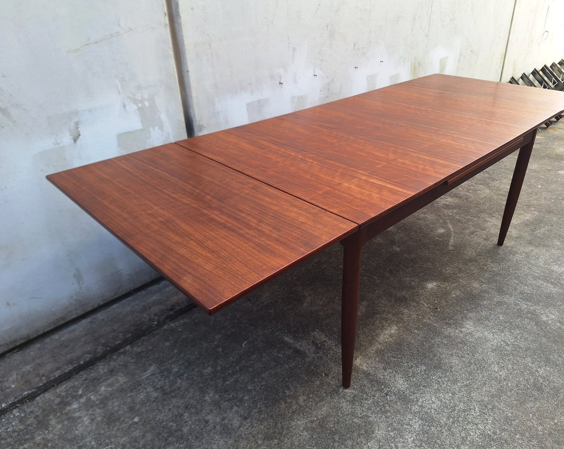 Restored DQF Blackbean Extension Dining Table