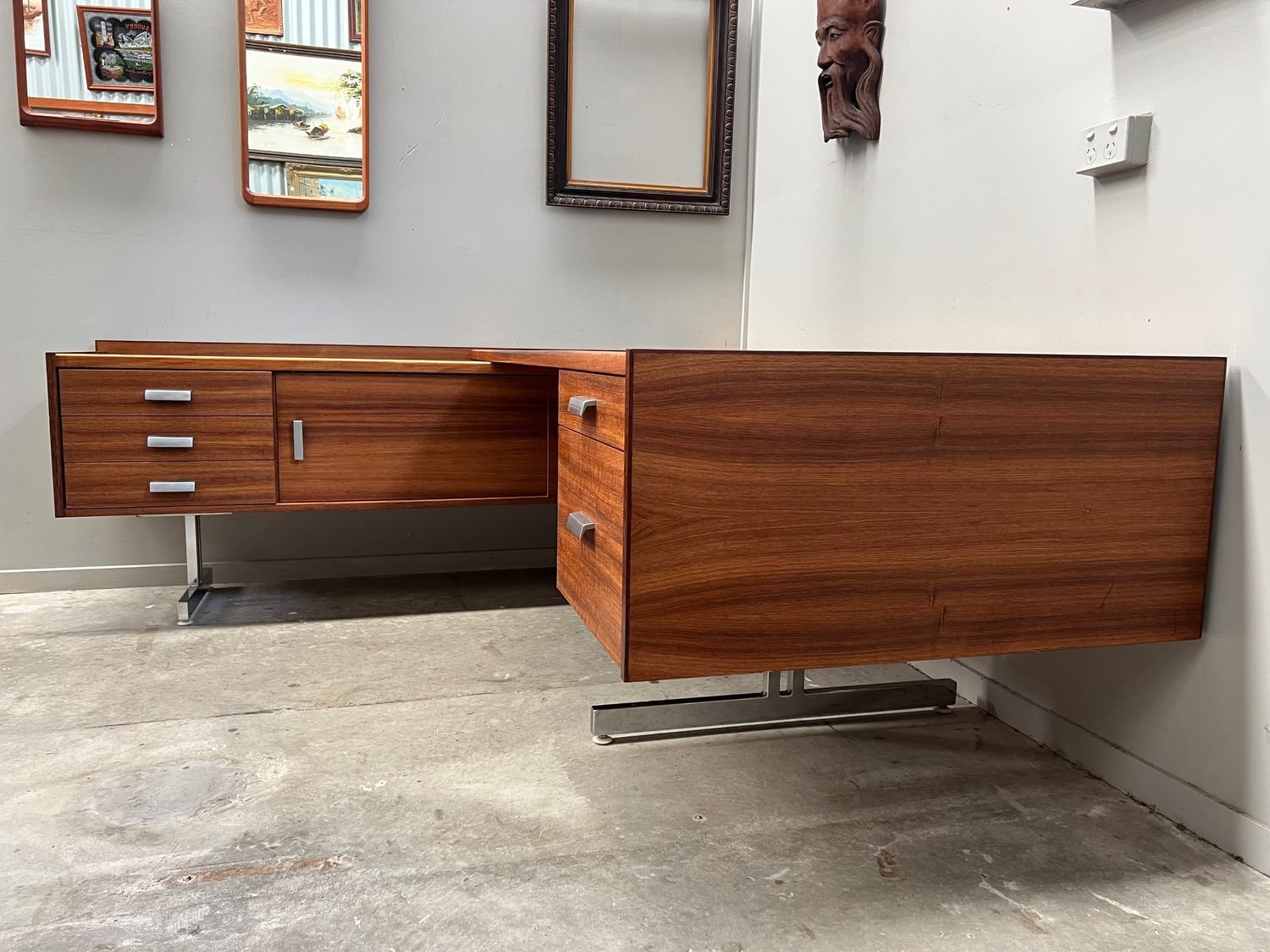 Mid-Century Modern Executive Desk