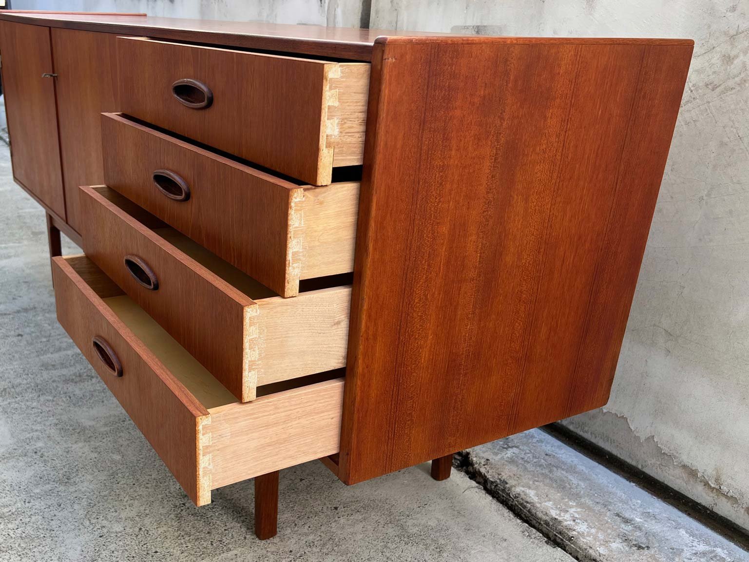 Restored Mid-Century Modern Fler 64 Sideboard