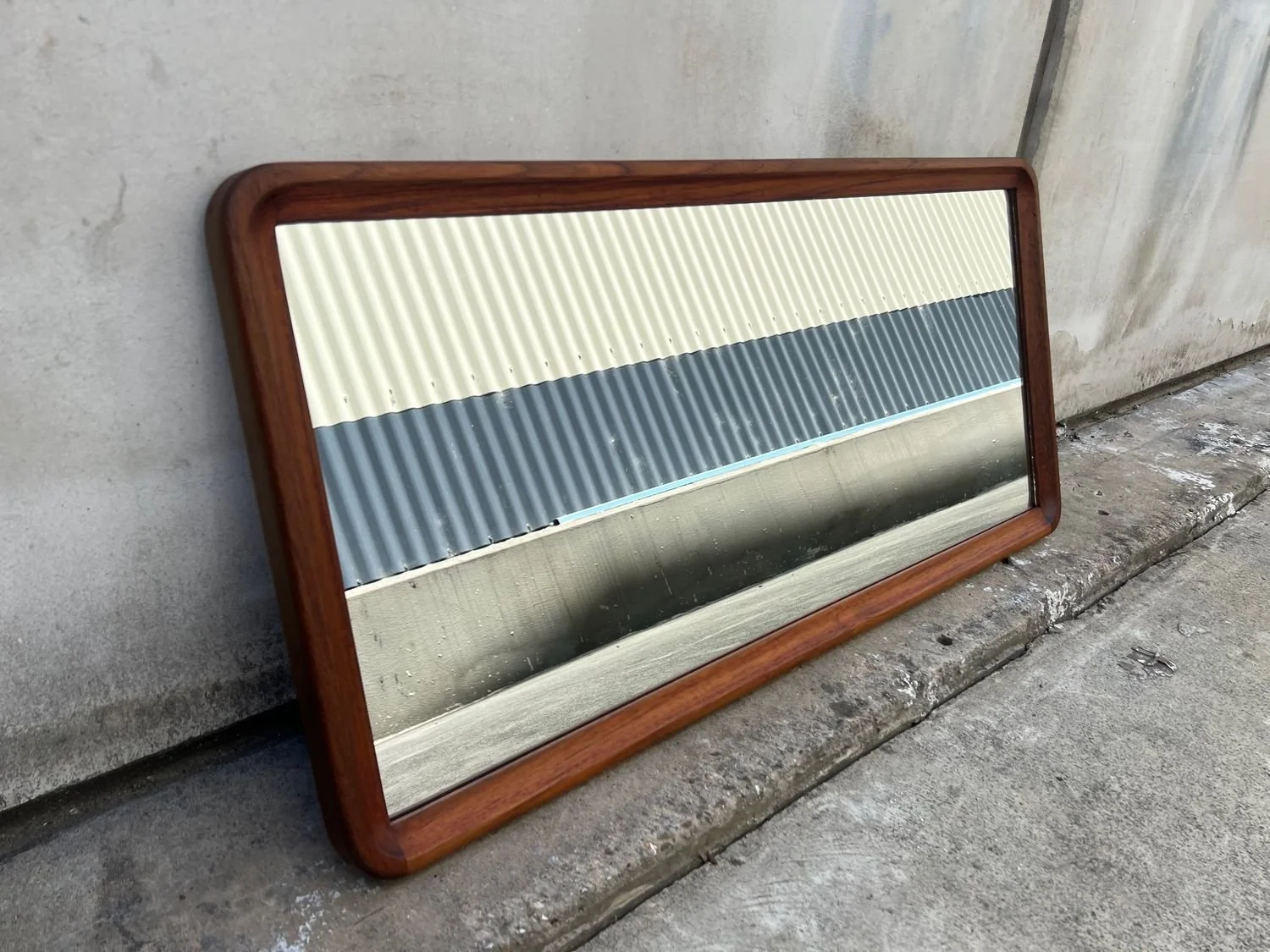 Wall Mirror – Solid Teak Frame