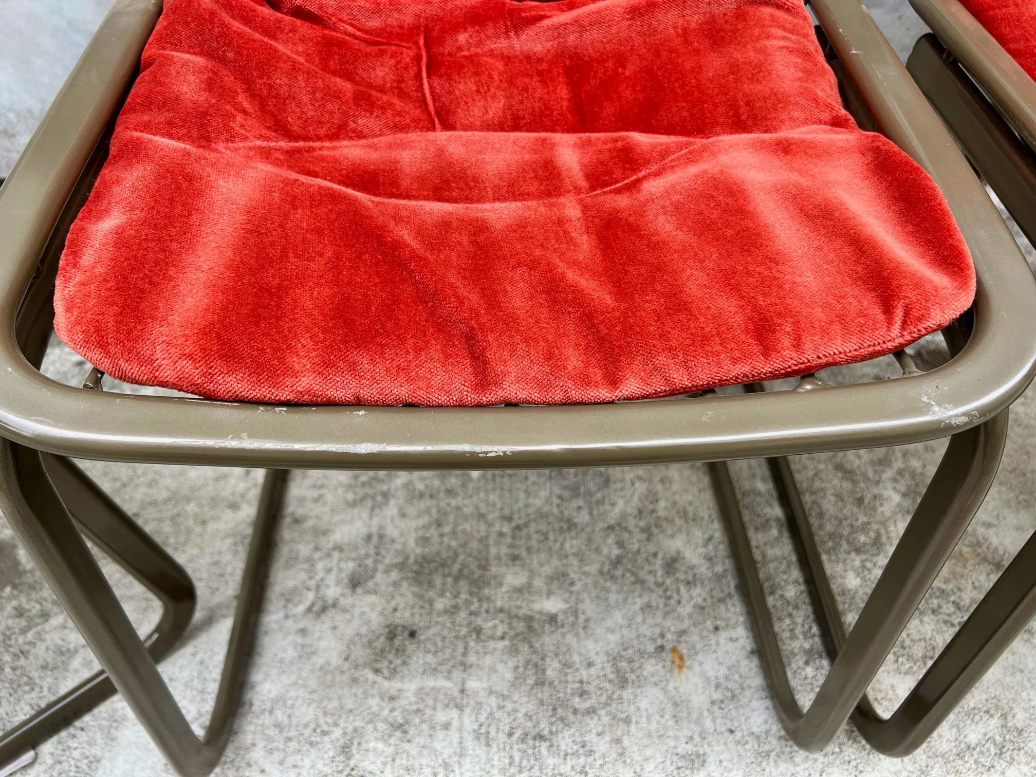 4 x Gastone Rinaldi 1970’s Vintage Post Modern Italian Dining Chairs