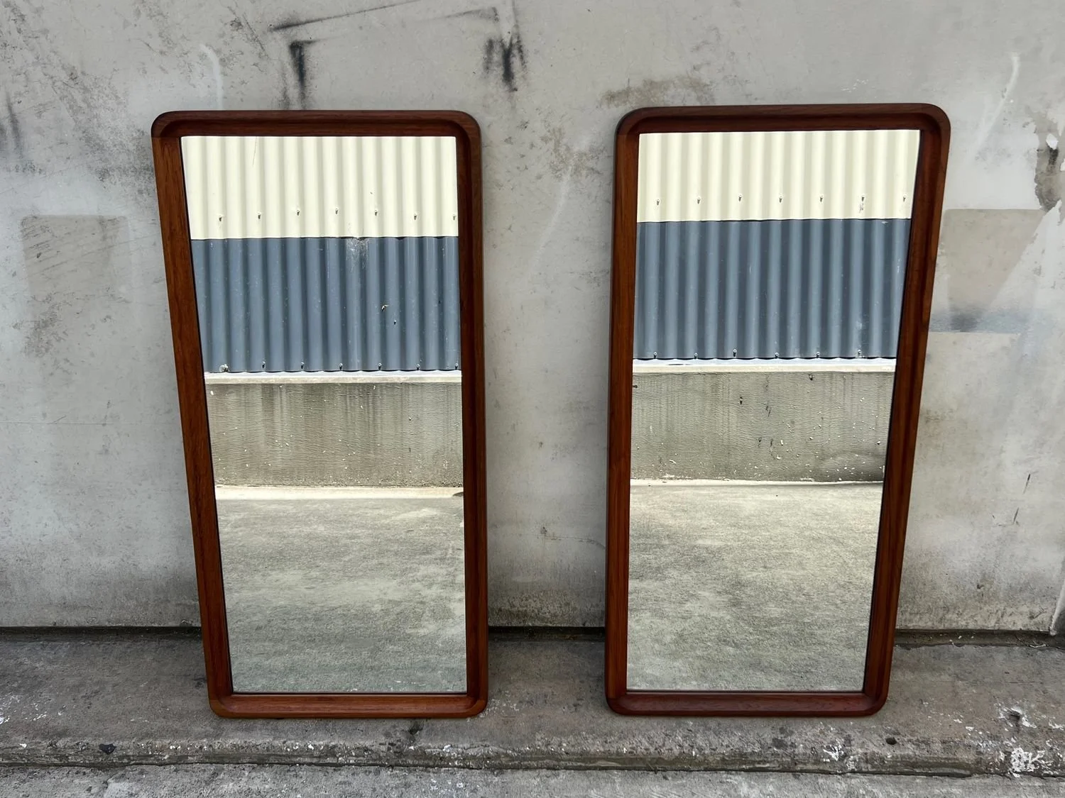 Wall Mirror – Solid Teak Frame