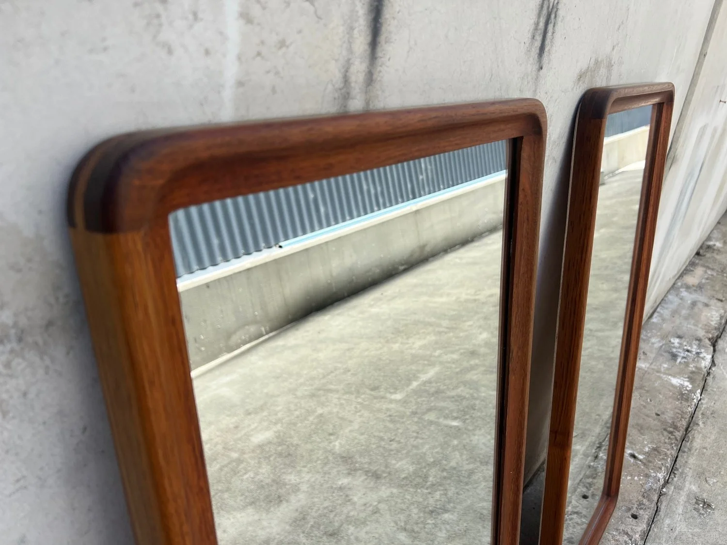 Wall Mirror – Solid Teak Frame