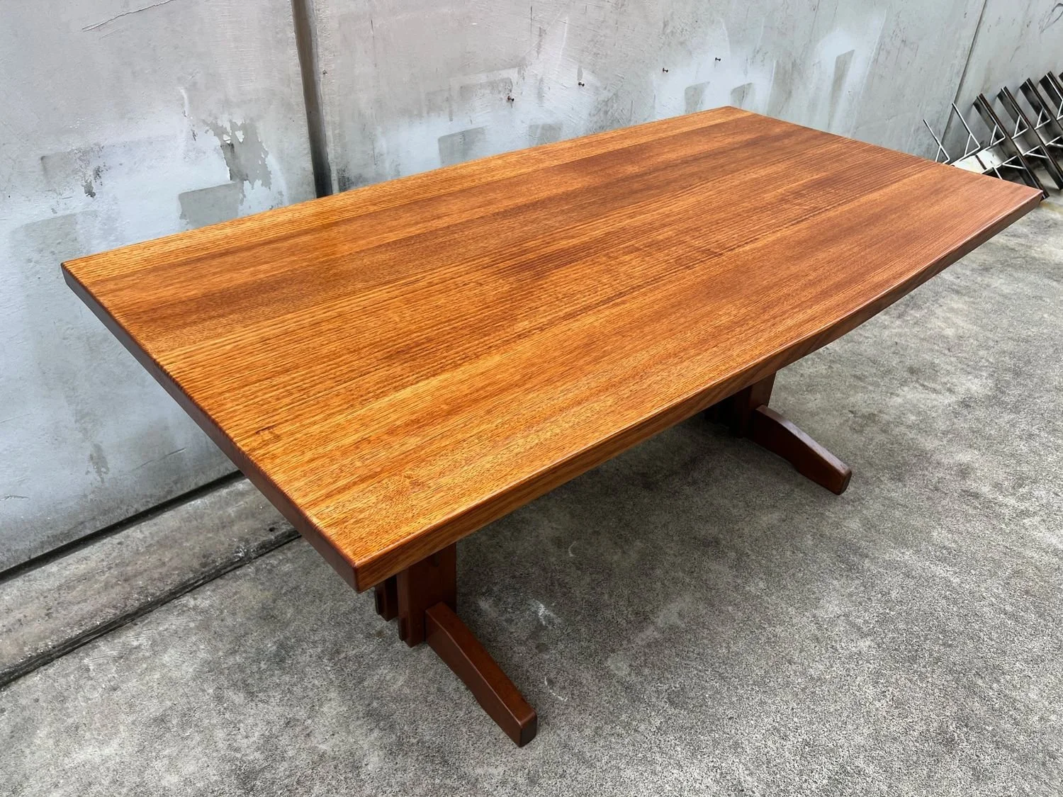 Restored Vintage Dining Table Solid Timber