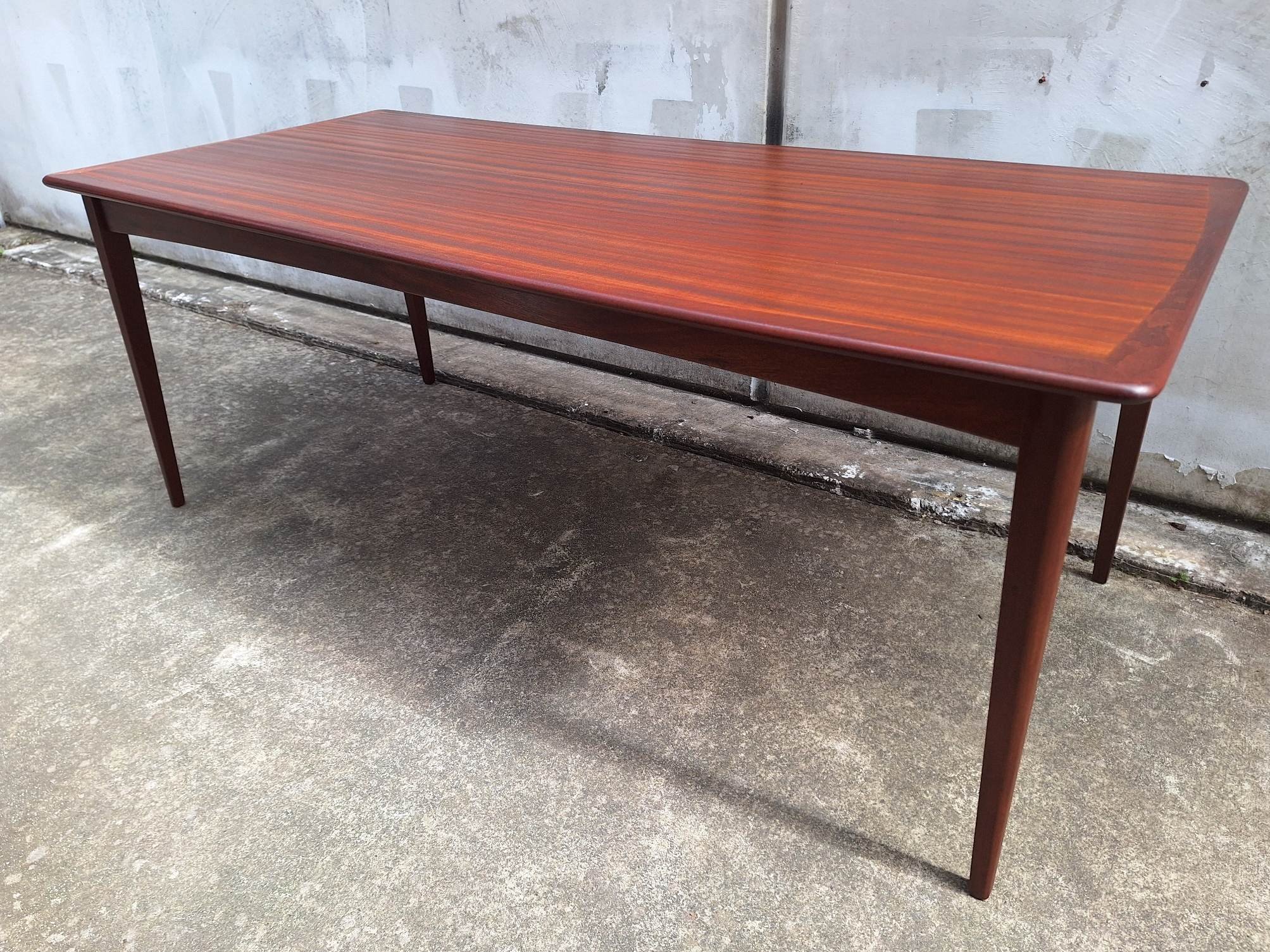 Mid century mahogany dining table by Don Furniture New Zealand