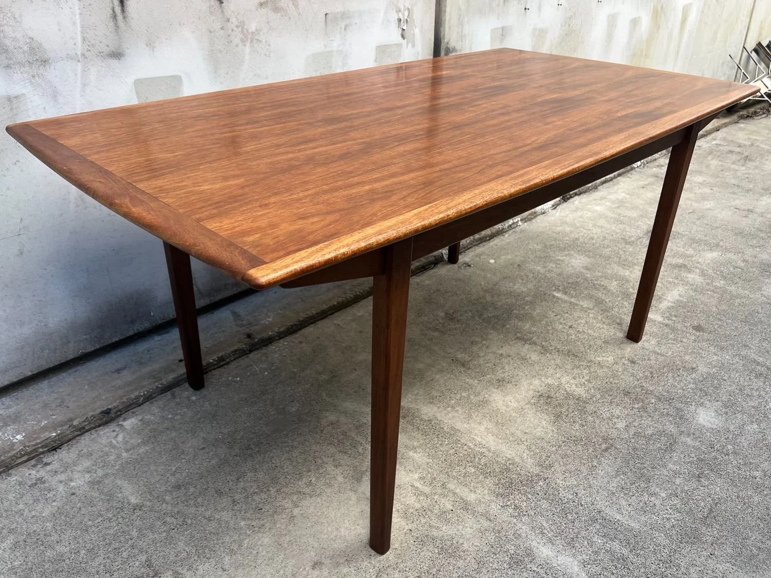 Restored Mid-Century Modern Teak Dining Table