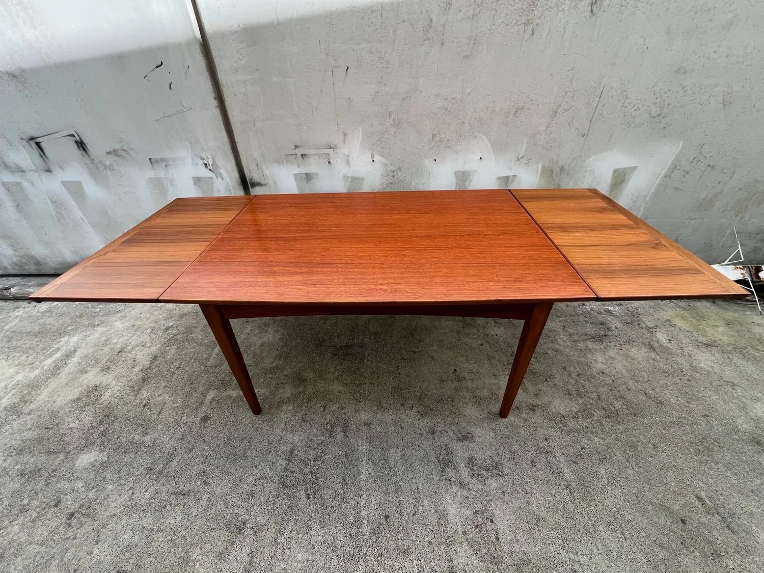 Restored Mid-Century Fler 64 Extension Dining Table