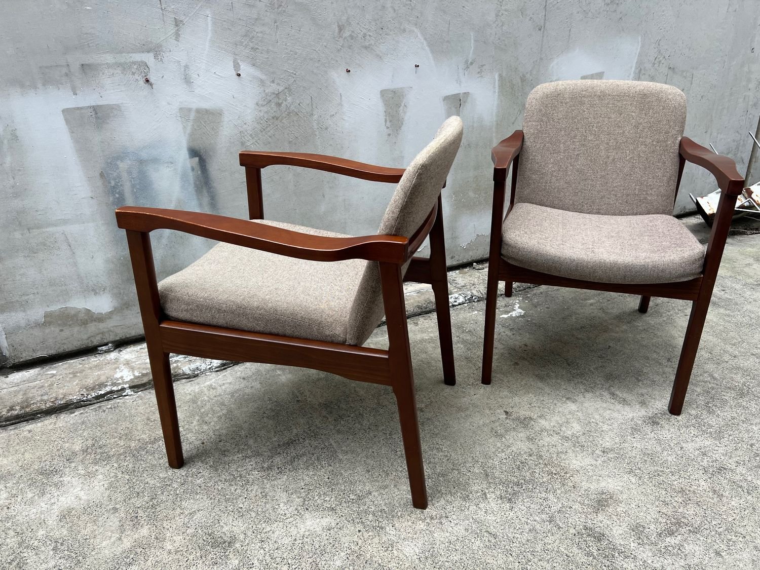 Pair of Don Rex Mid-Century Armchairs