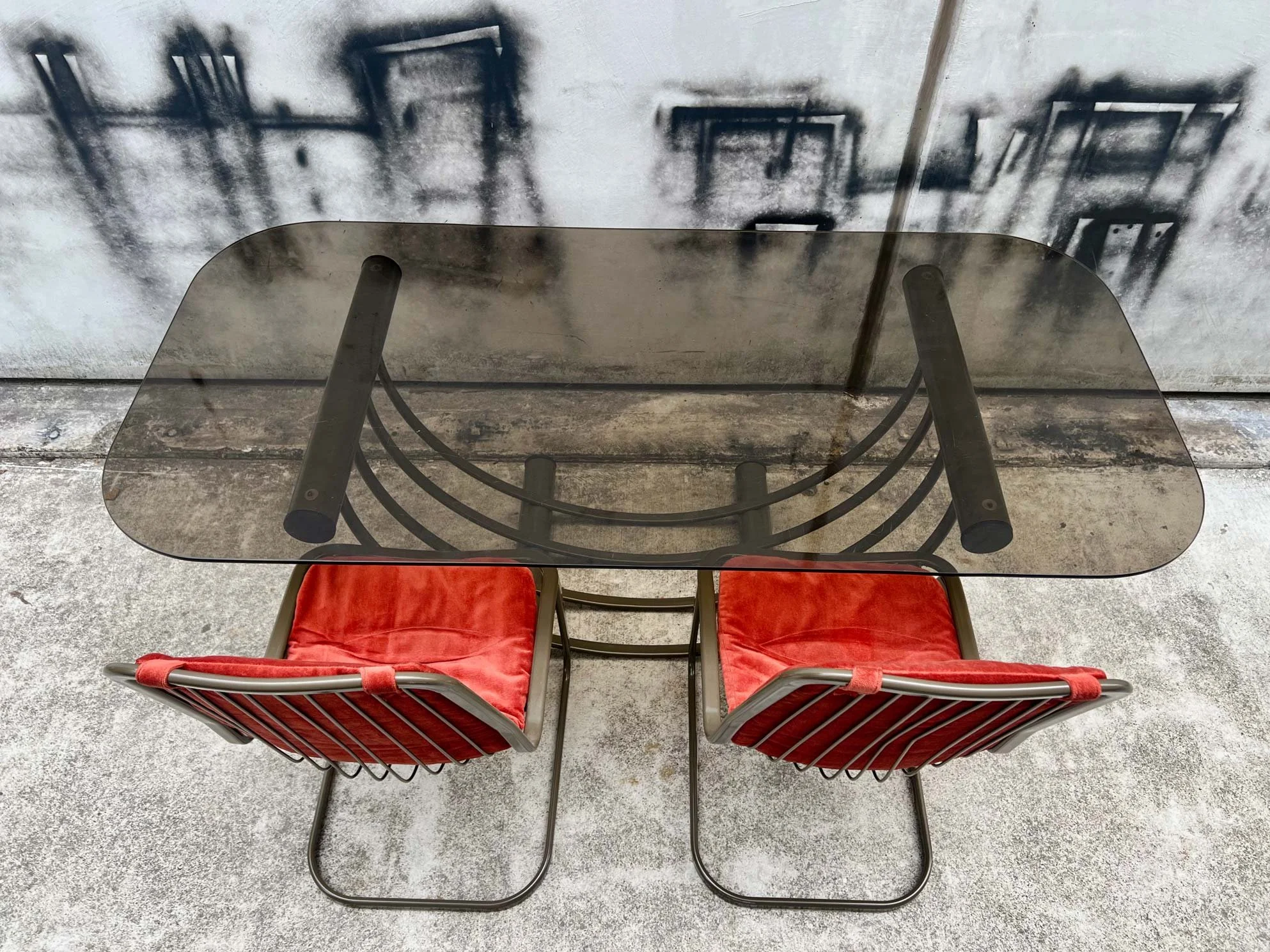 1970s Vintage Postmodern Italian Dining Table