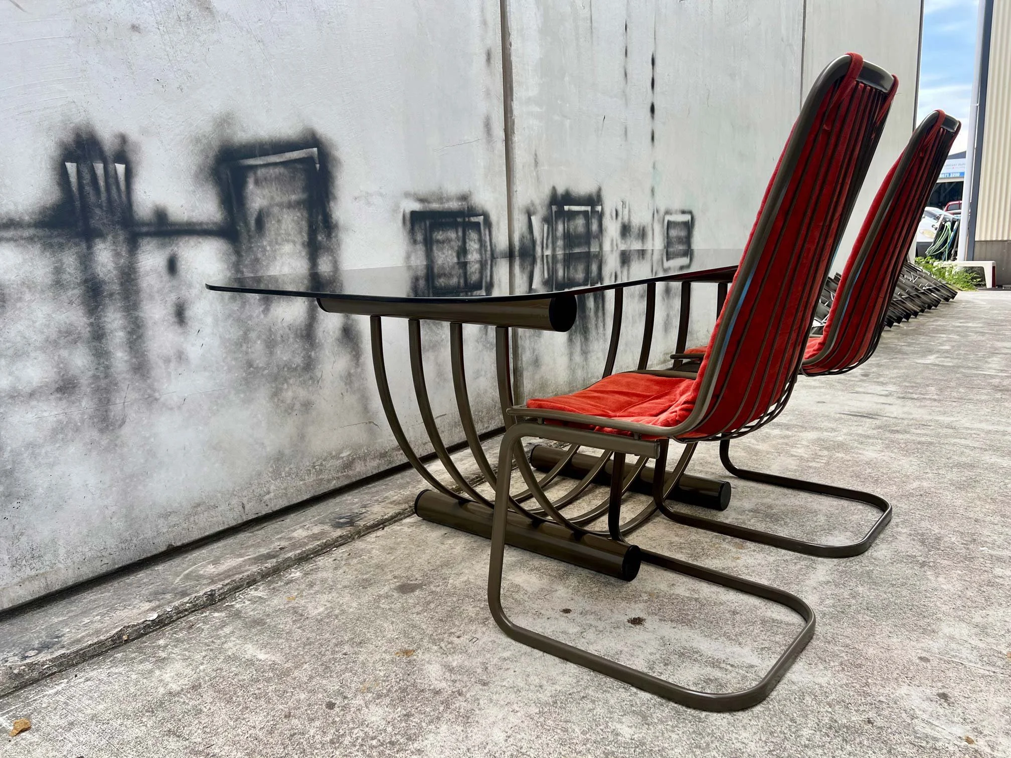 1970s Vintage Postmodern Italian Dining Table