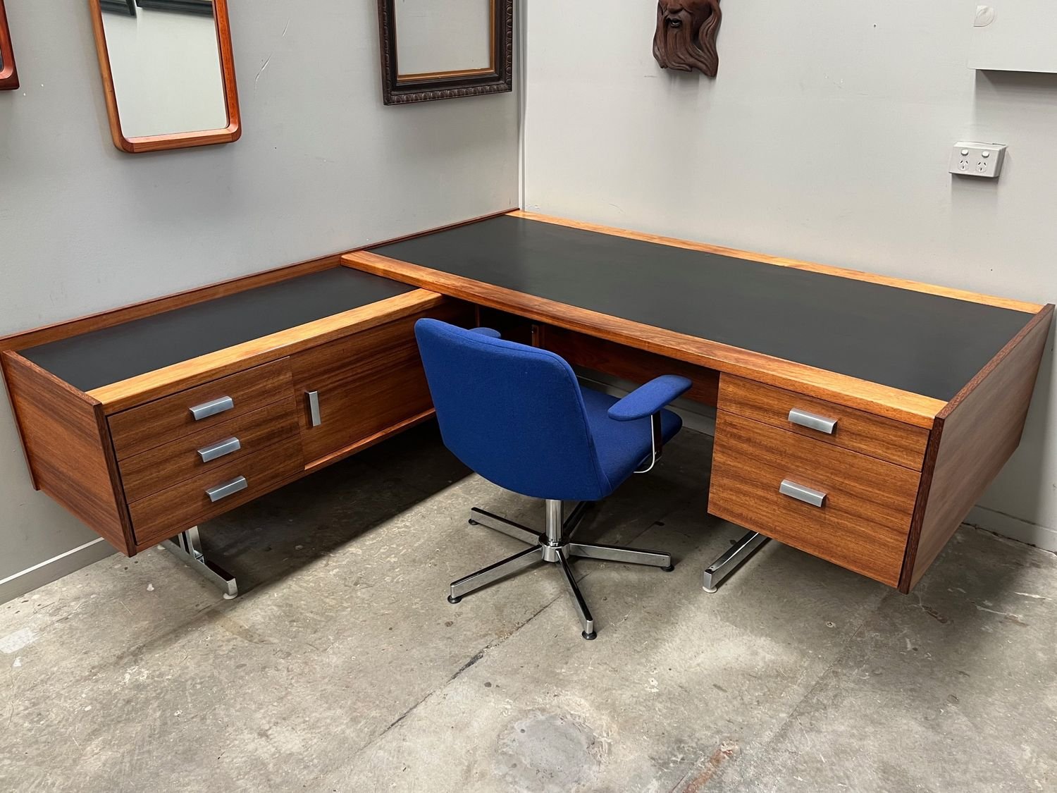 Mid-Century Modern Executive Desk