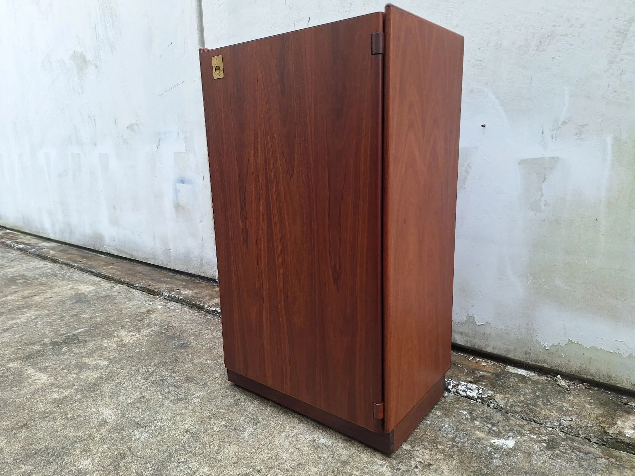 Mid century blackbean storage cabinet