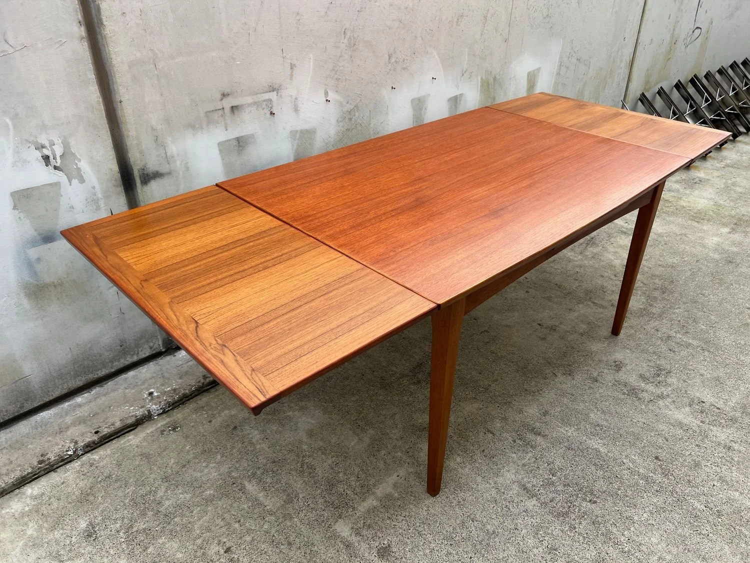 Restored Mid-Century Fler 64 Extension Dining Table