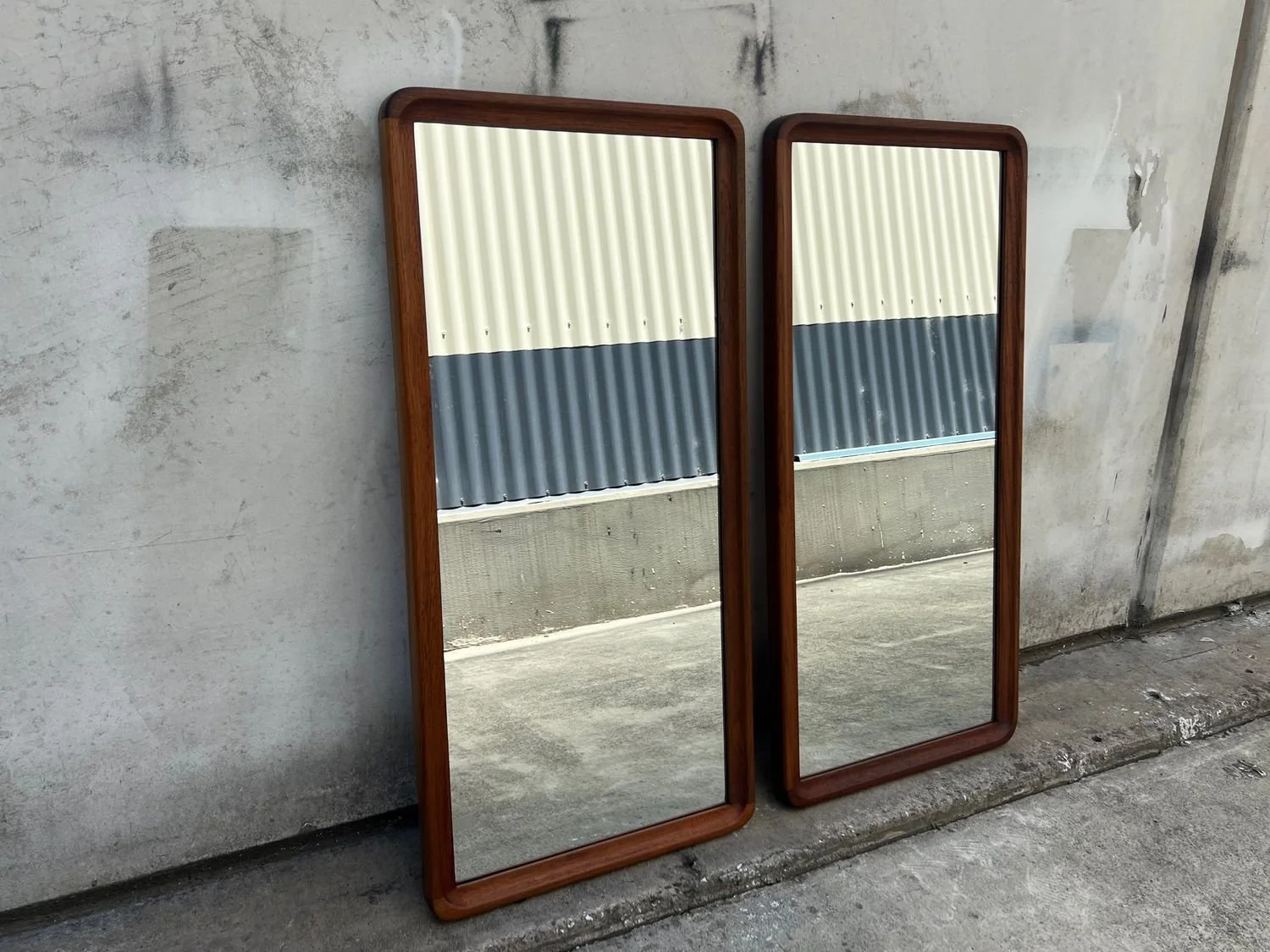 Wall Mirror – Solid Teak Frame