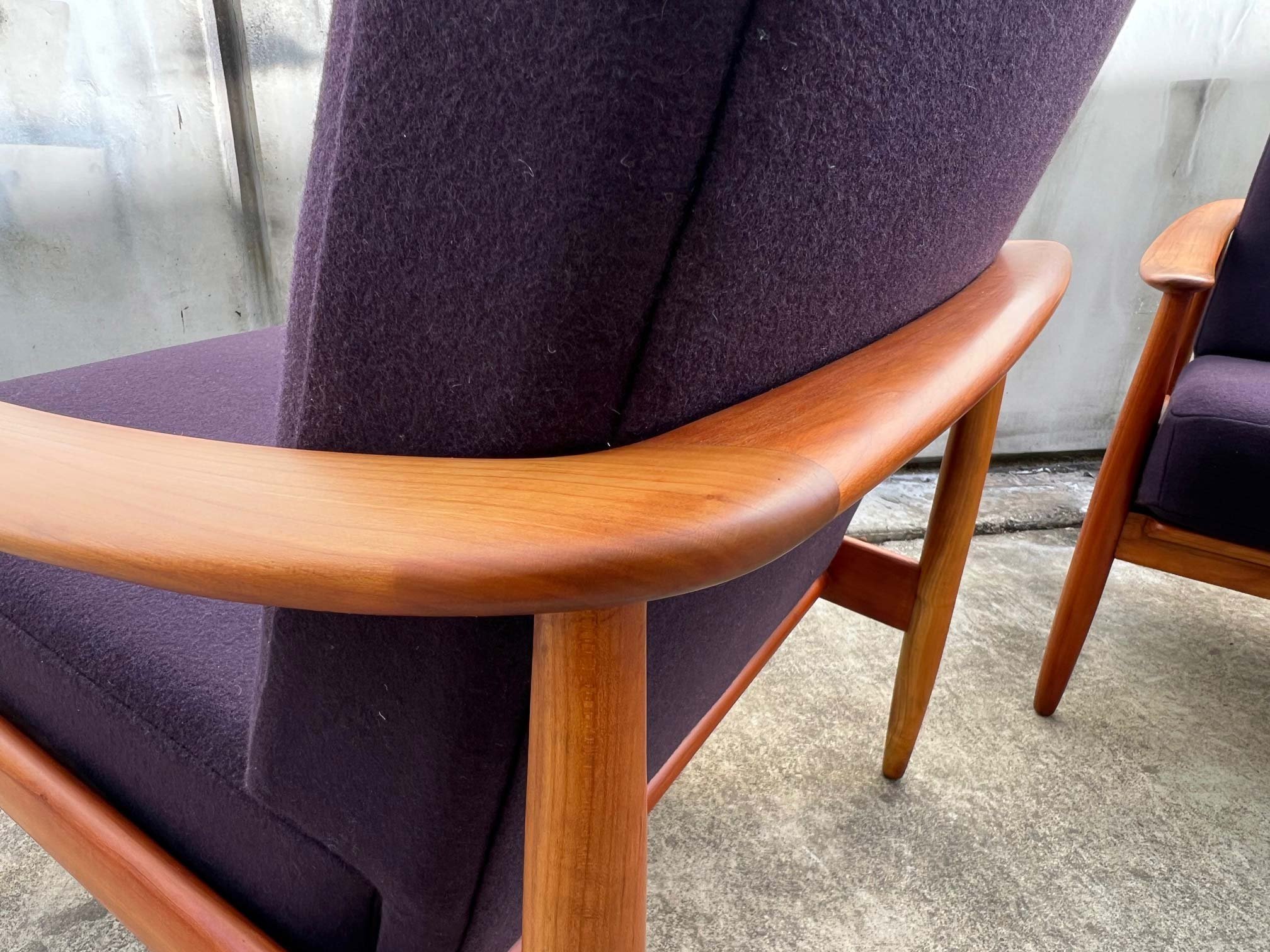 Mid-Century Modern Armchairs by Carl Straub for Goldfeder
