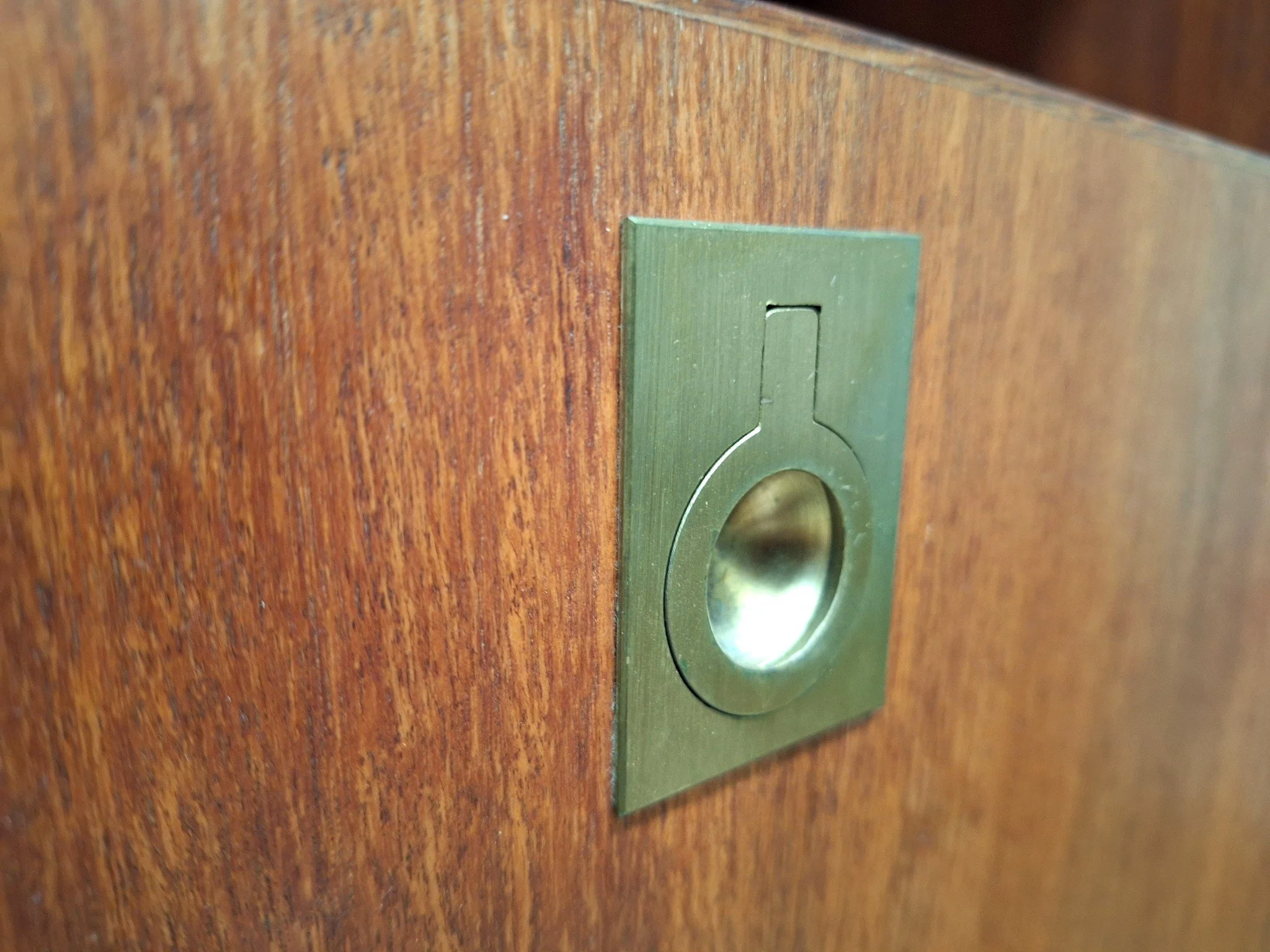 kush interiors mid-century teak wall unit angle