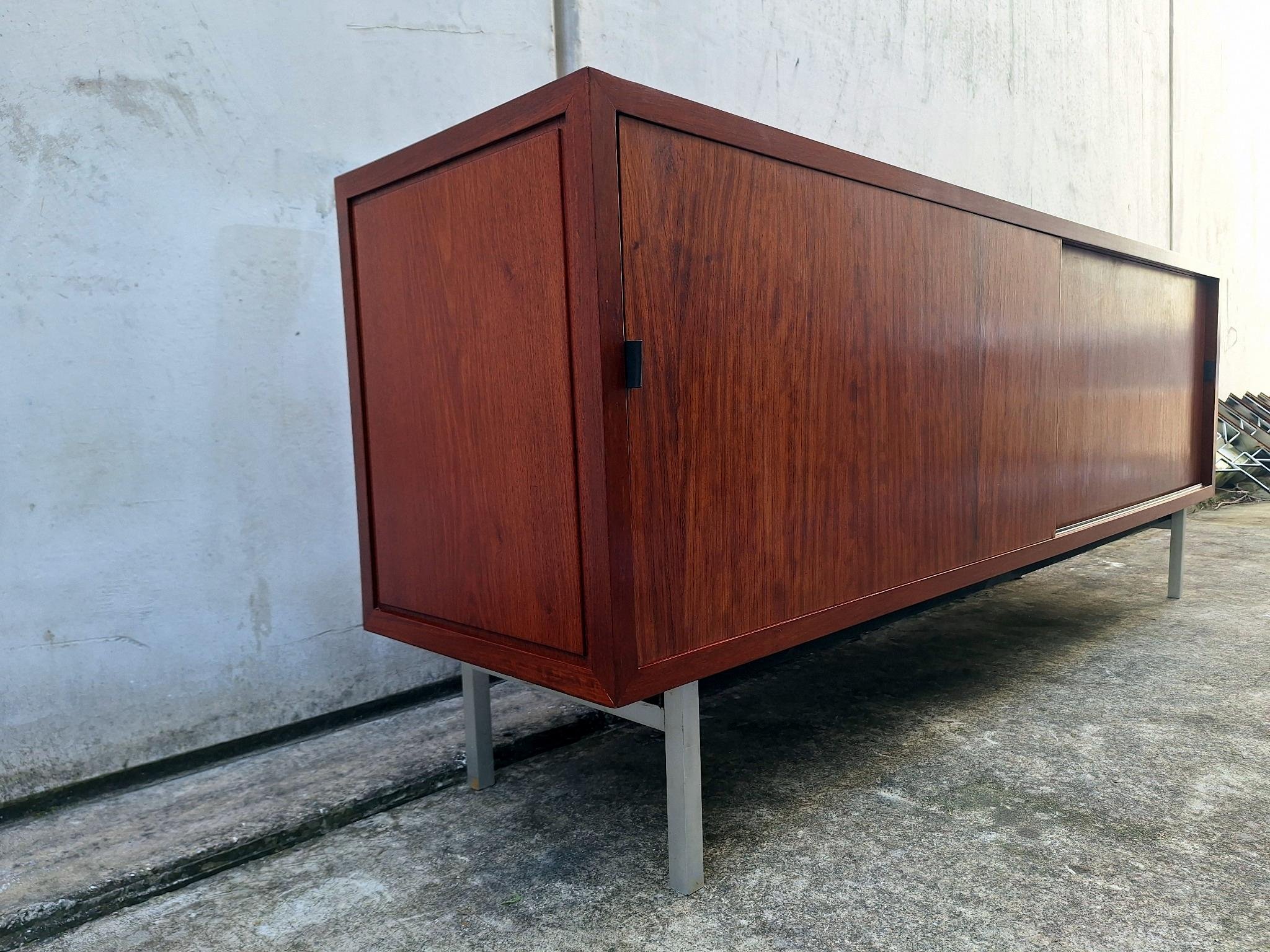 mid-century teak sideboard angle left