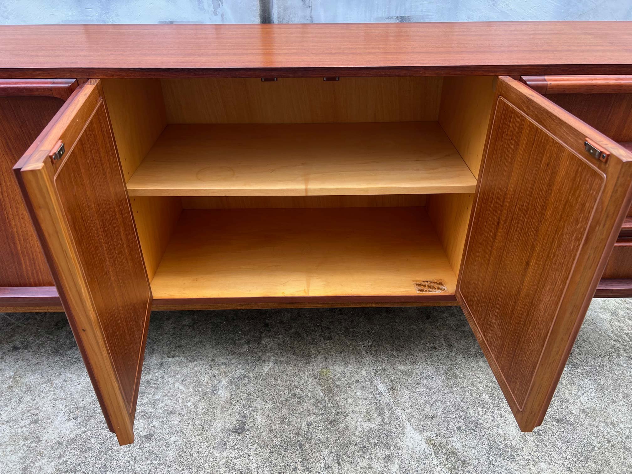 Restored Mid-Century Modern Teak Sideboard by Chiswell