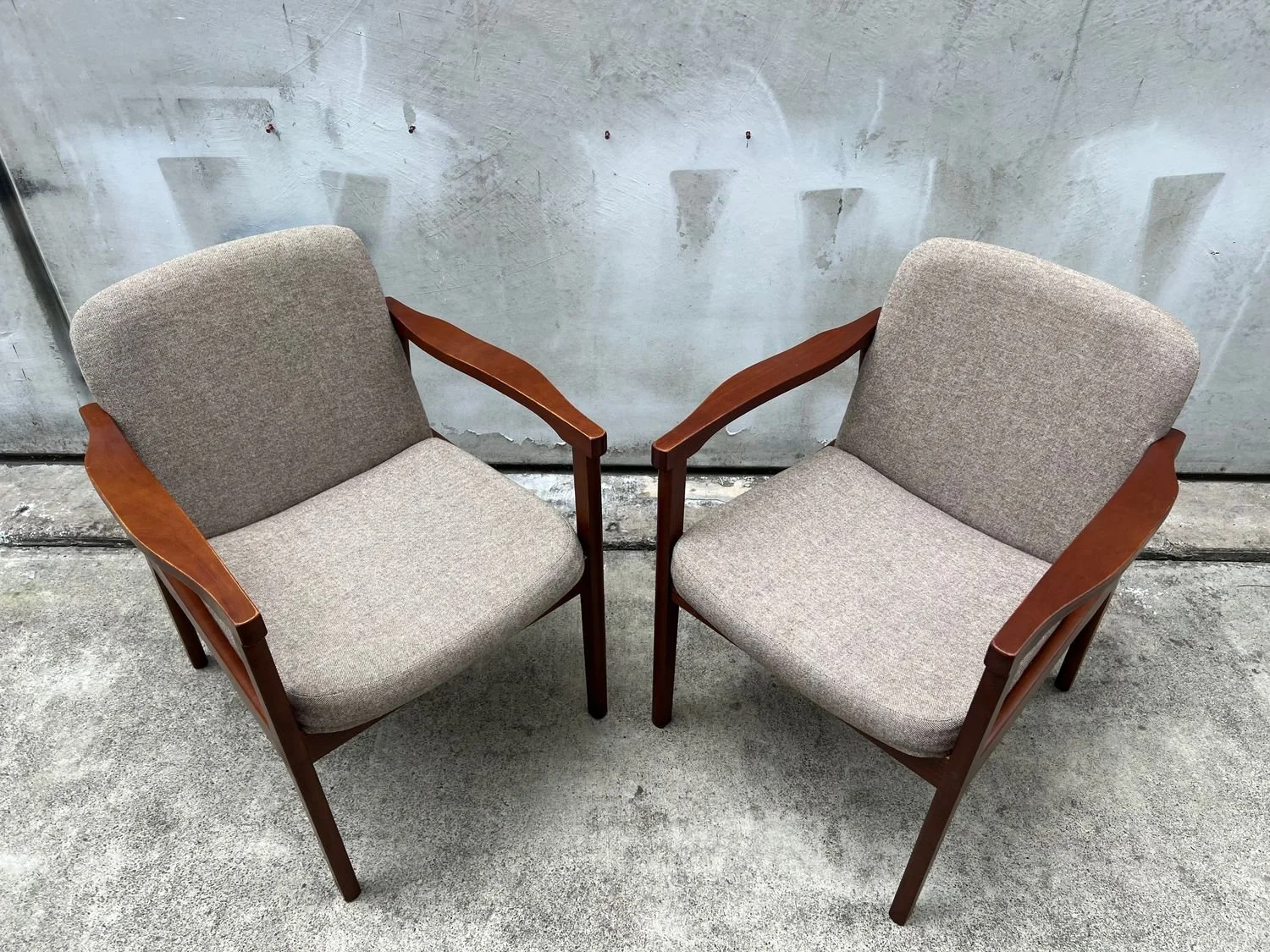 Pair of Don Rex Mid-Century Armchairs