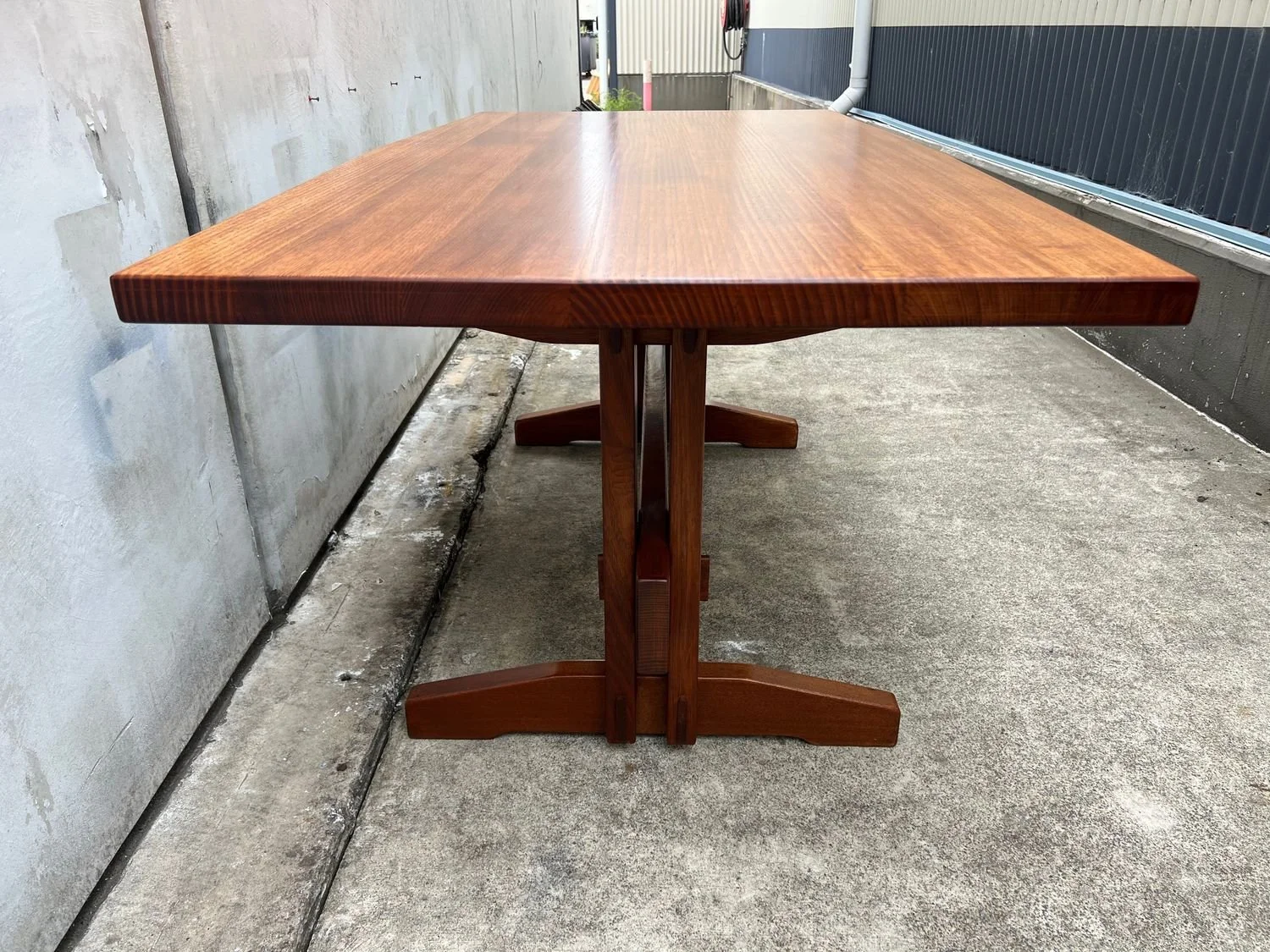 Restored Vintage Dining Table Solid Timber