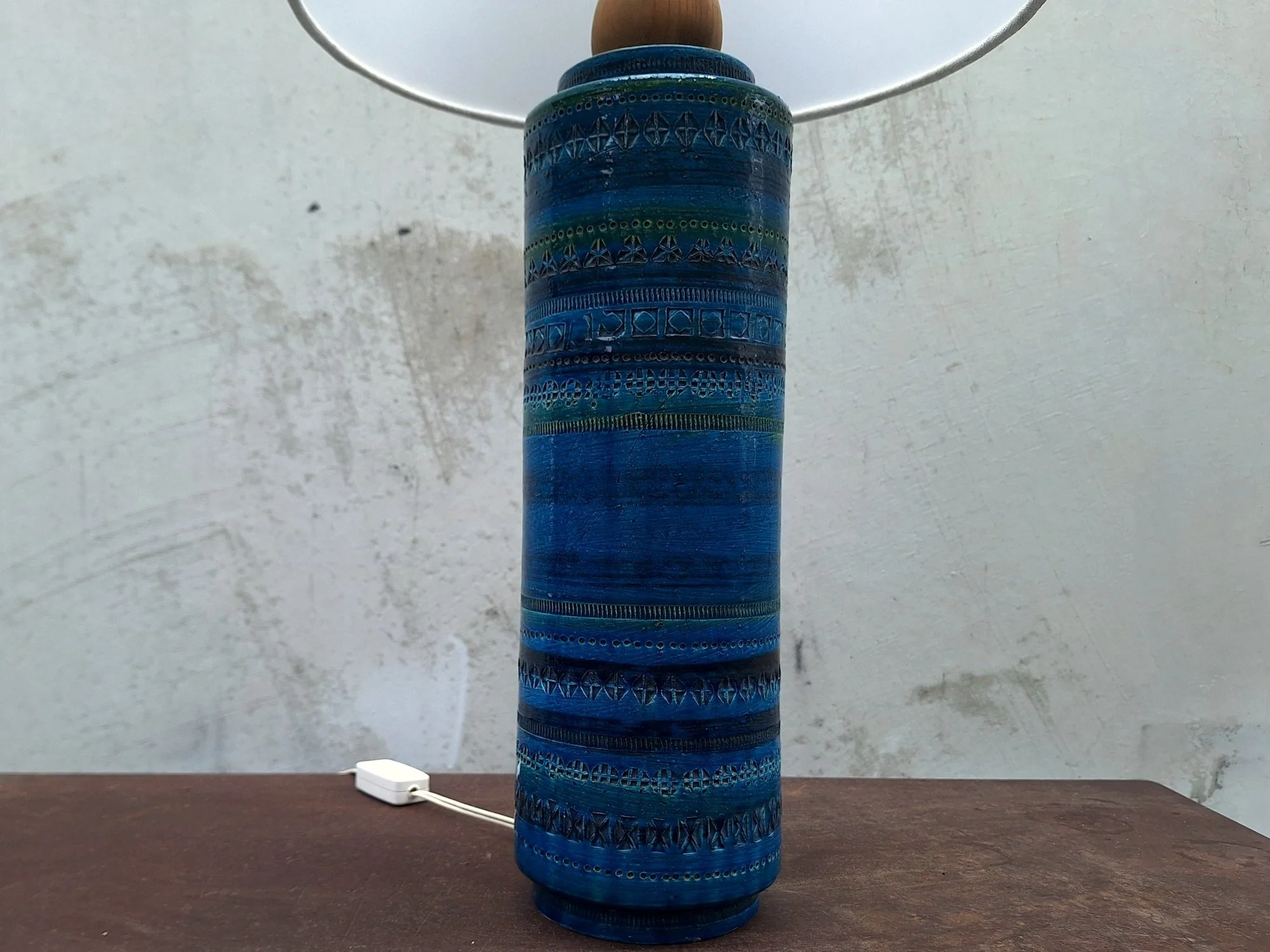 bitossi ceramic lamp cylindrical base
