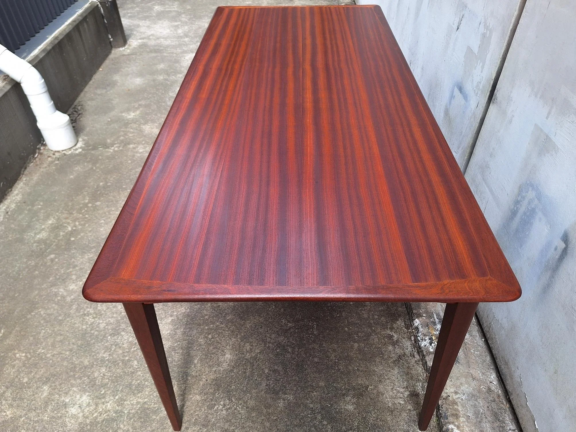 Mid century mahogany dining table by Don Furniture New Zealand