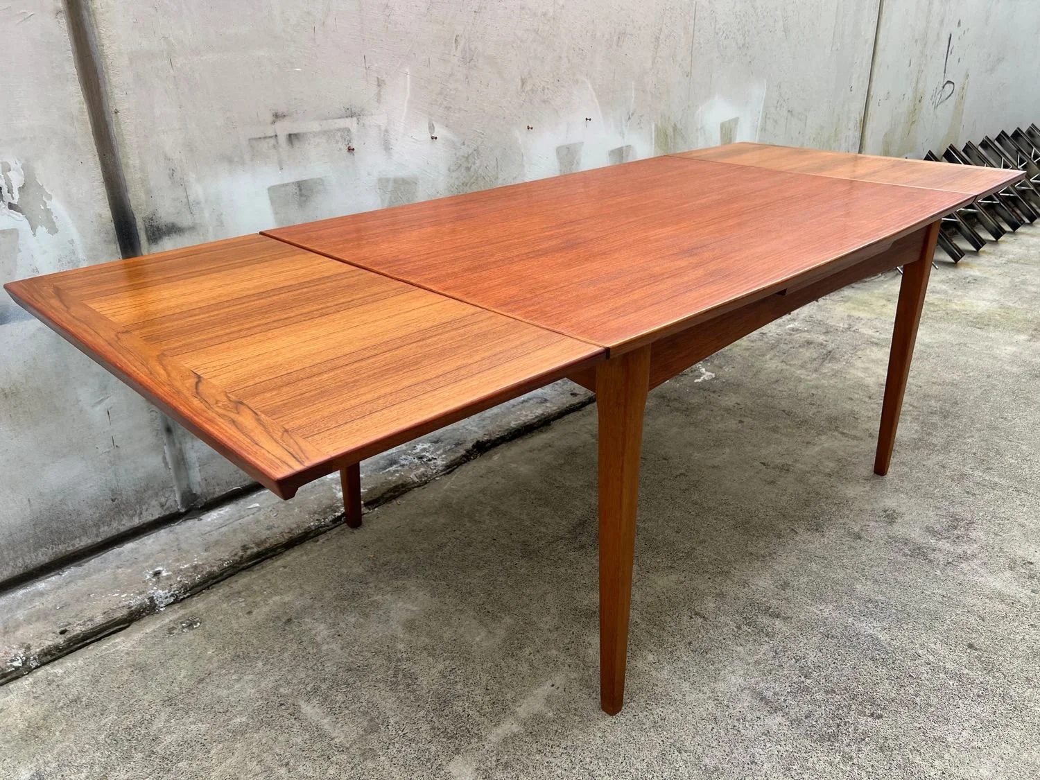 Restored Mid-Century Fler 64 Extension Dining Table