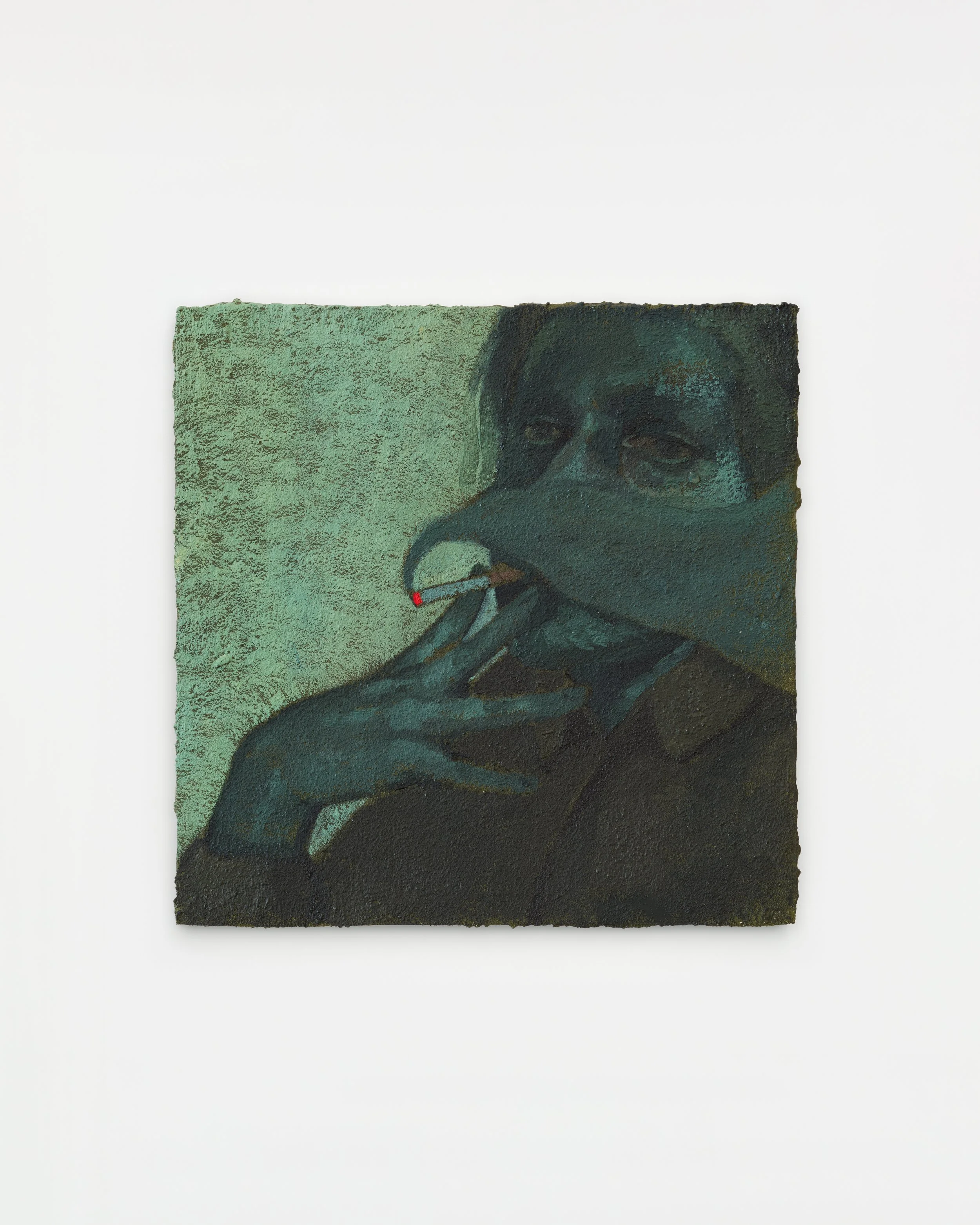 Alessandra Acierno "Margaret," 2026 Oil on board 8 x 8 in (20 x 20 cm)