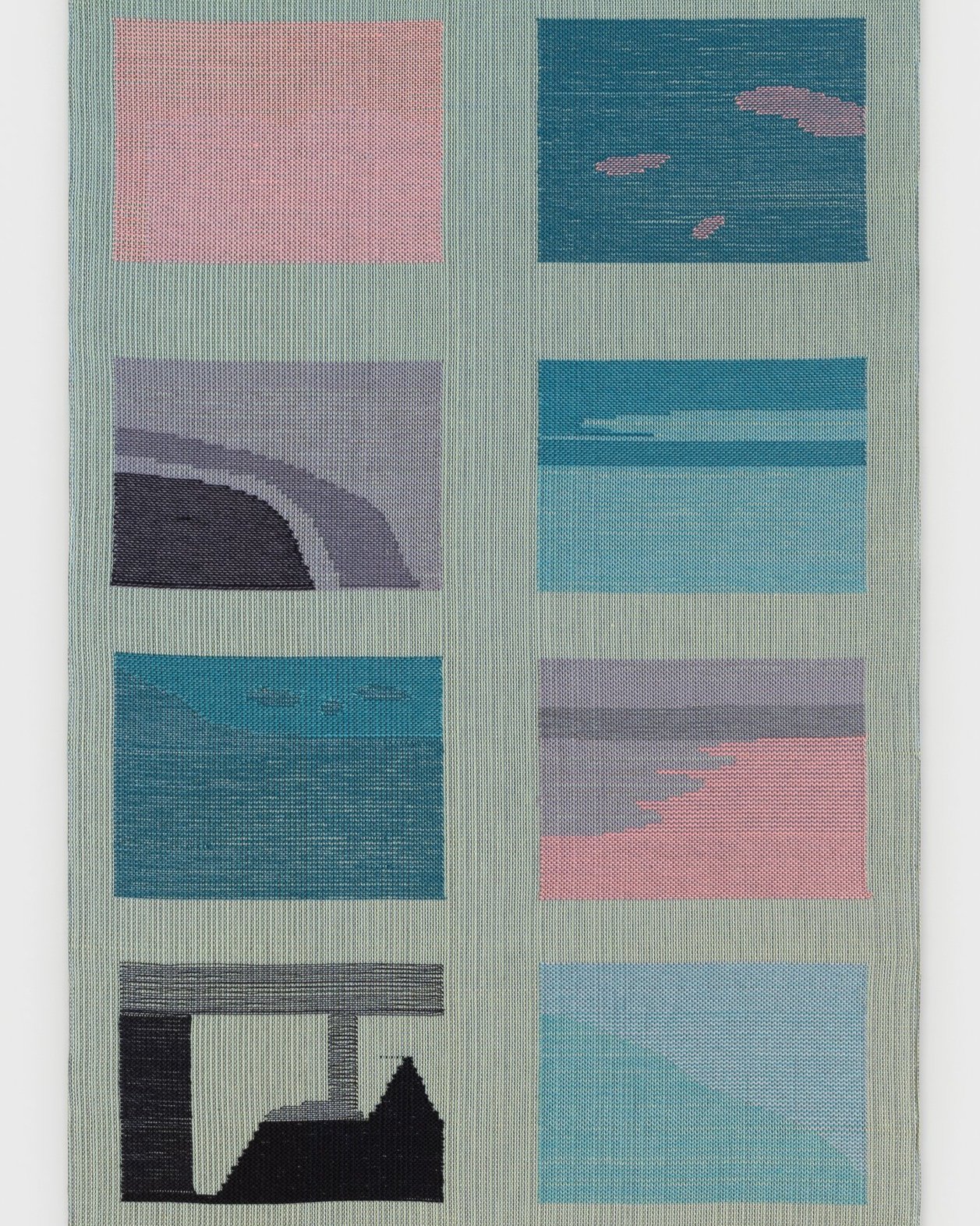 Detail of Miranda Fengyuan Zhang "Ten Windows," 2023