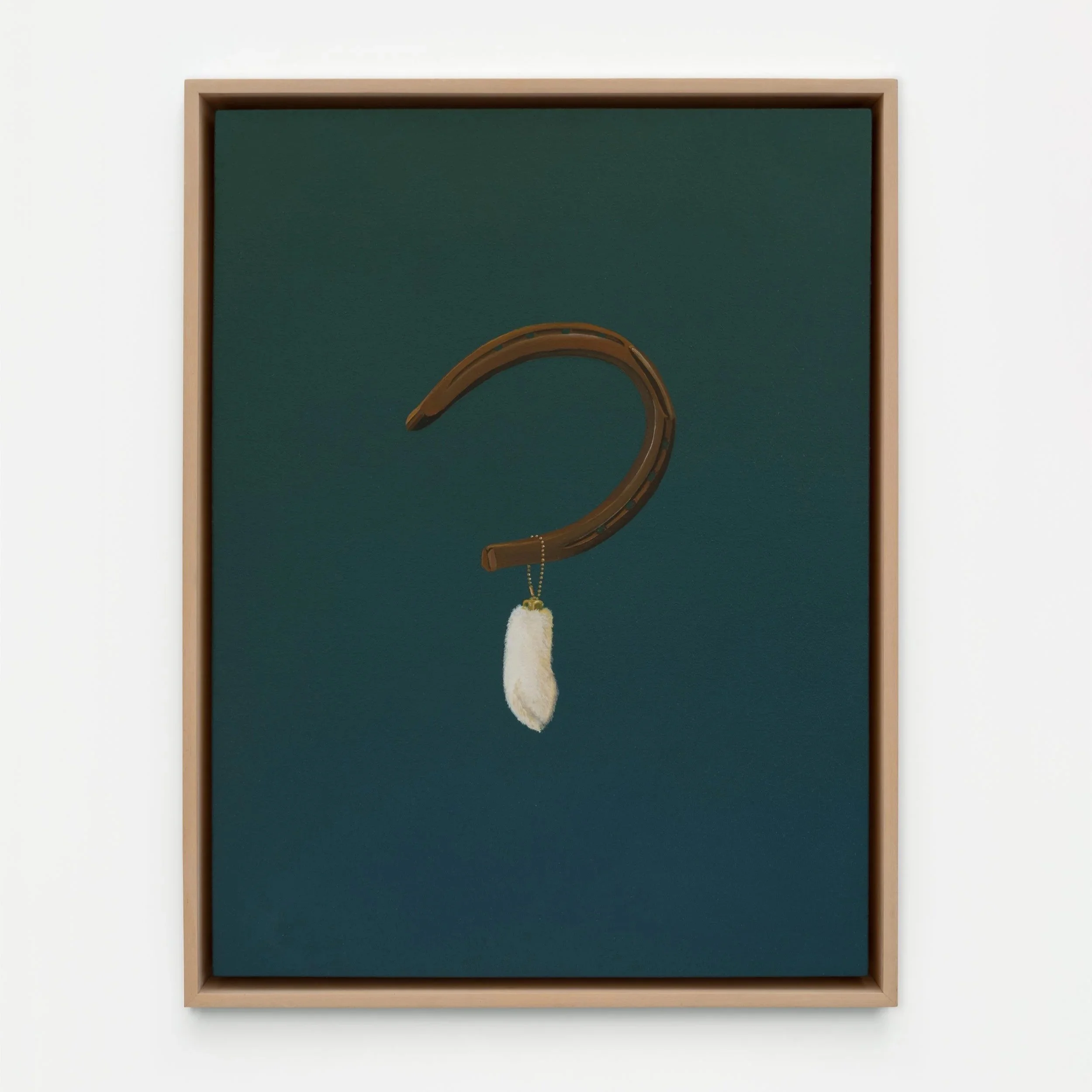 "Questionable (II)," 1990 Oil on canvas 21 1/4 x 16 in (54 x 41 cm)