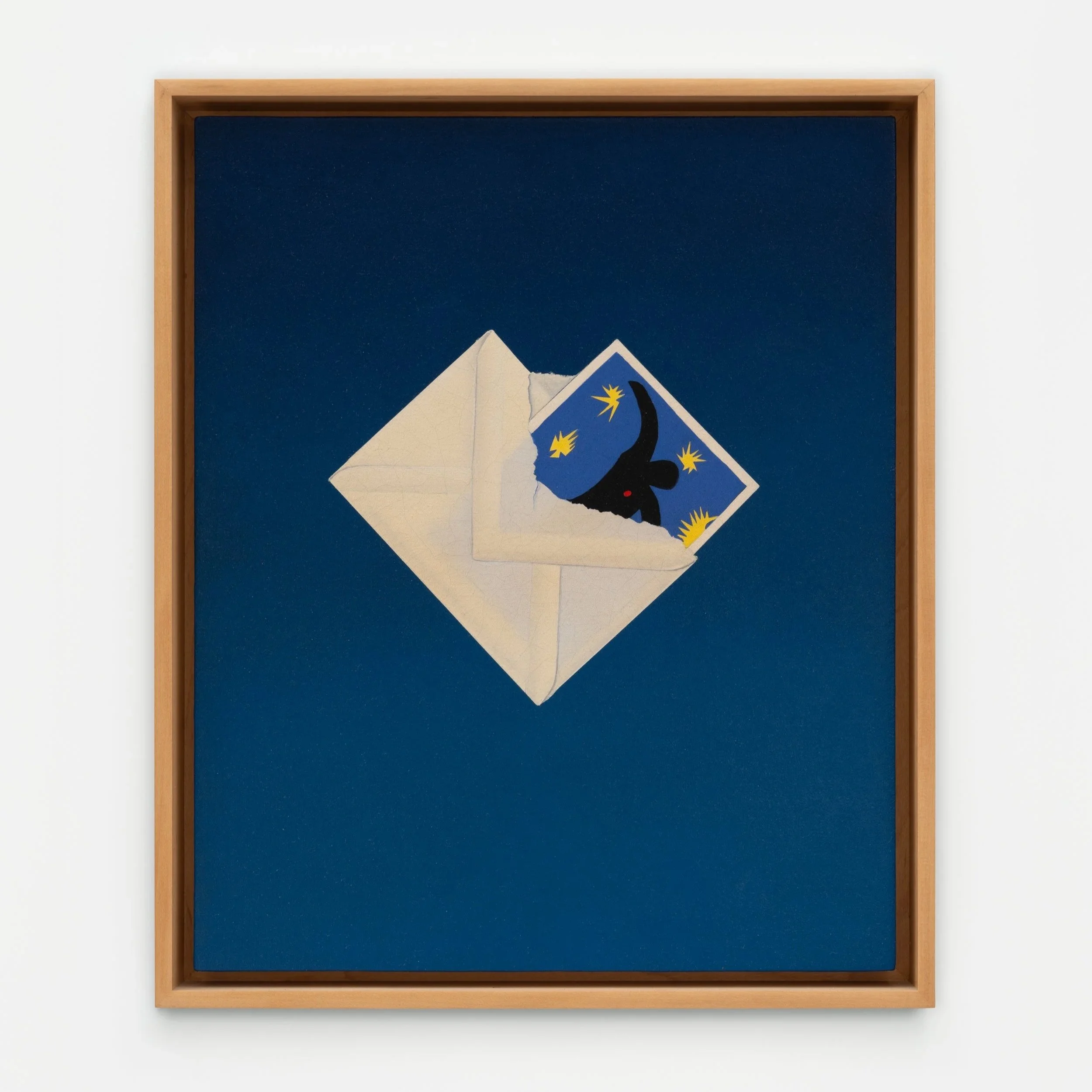 "Icarus (Matisse 1947)," 1992 Oil on linen over panel 18 x 14 3/4 in (46 x 38 cm)