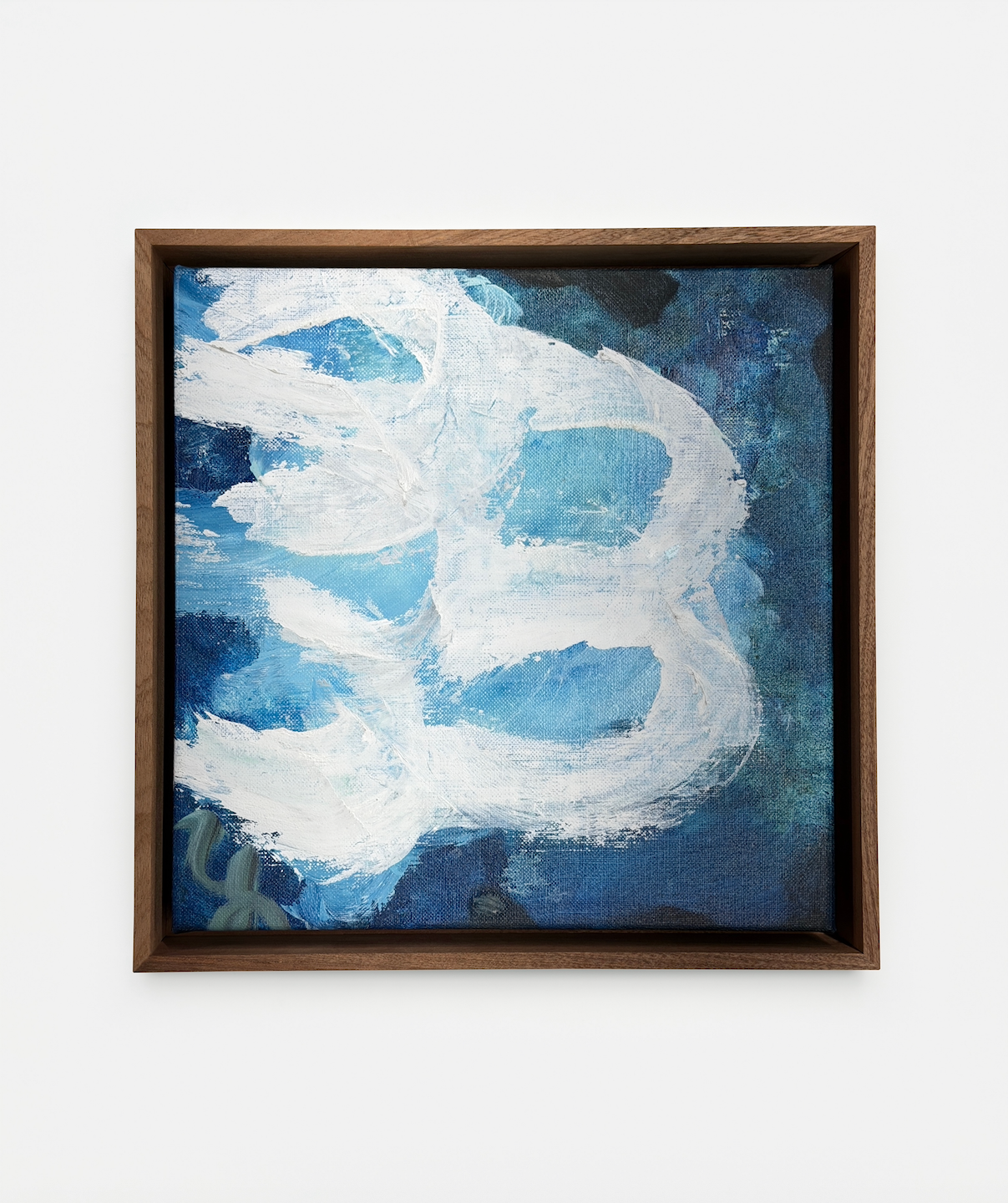 Yu Kobayashi "YK-256," 2025 Oil on canvas 14 1/2 x 14 1/2 in (37 x 37 cm)