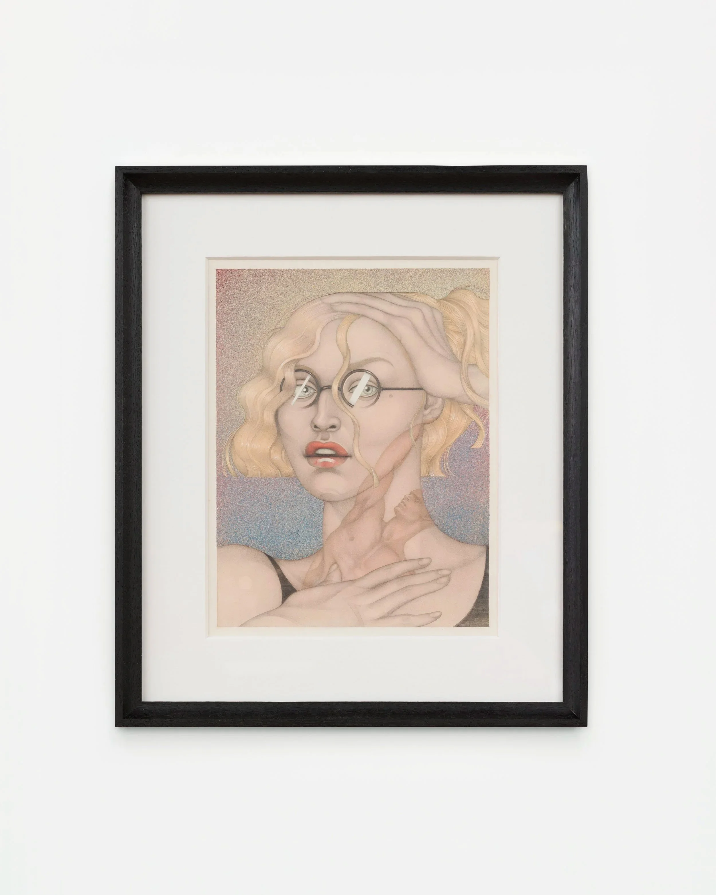 Mel Odom "The Swimmer," 1985 Pencil, dyes, and gouache on illustration board 17 3/8 x 14 5/8 in (43 x 36 cm) framed