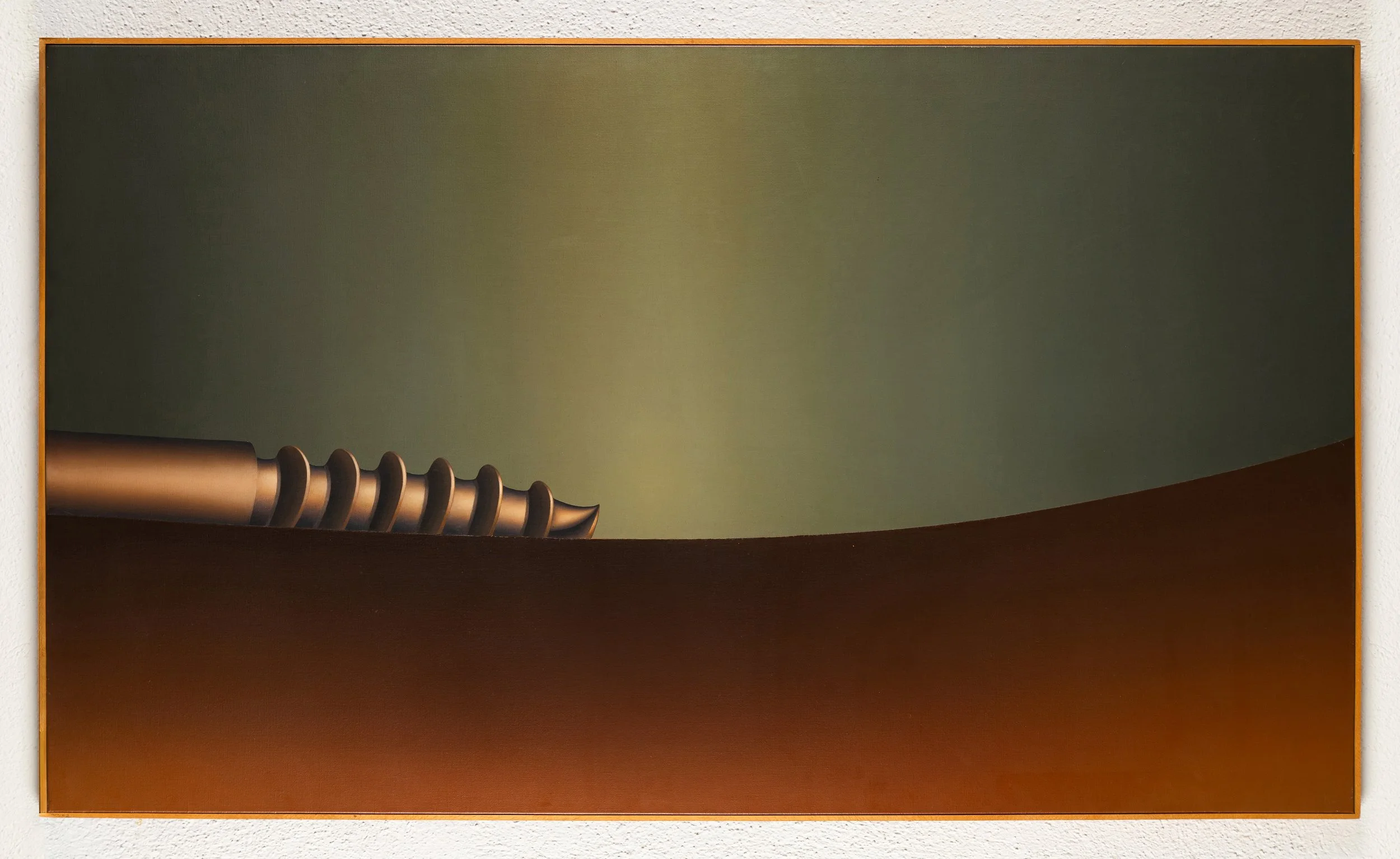 Grigoris Semitecolo "Untitled," 1984-90 Oil on canvas 63 x 37 3/4 in (160 x 96 cm)