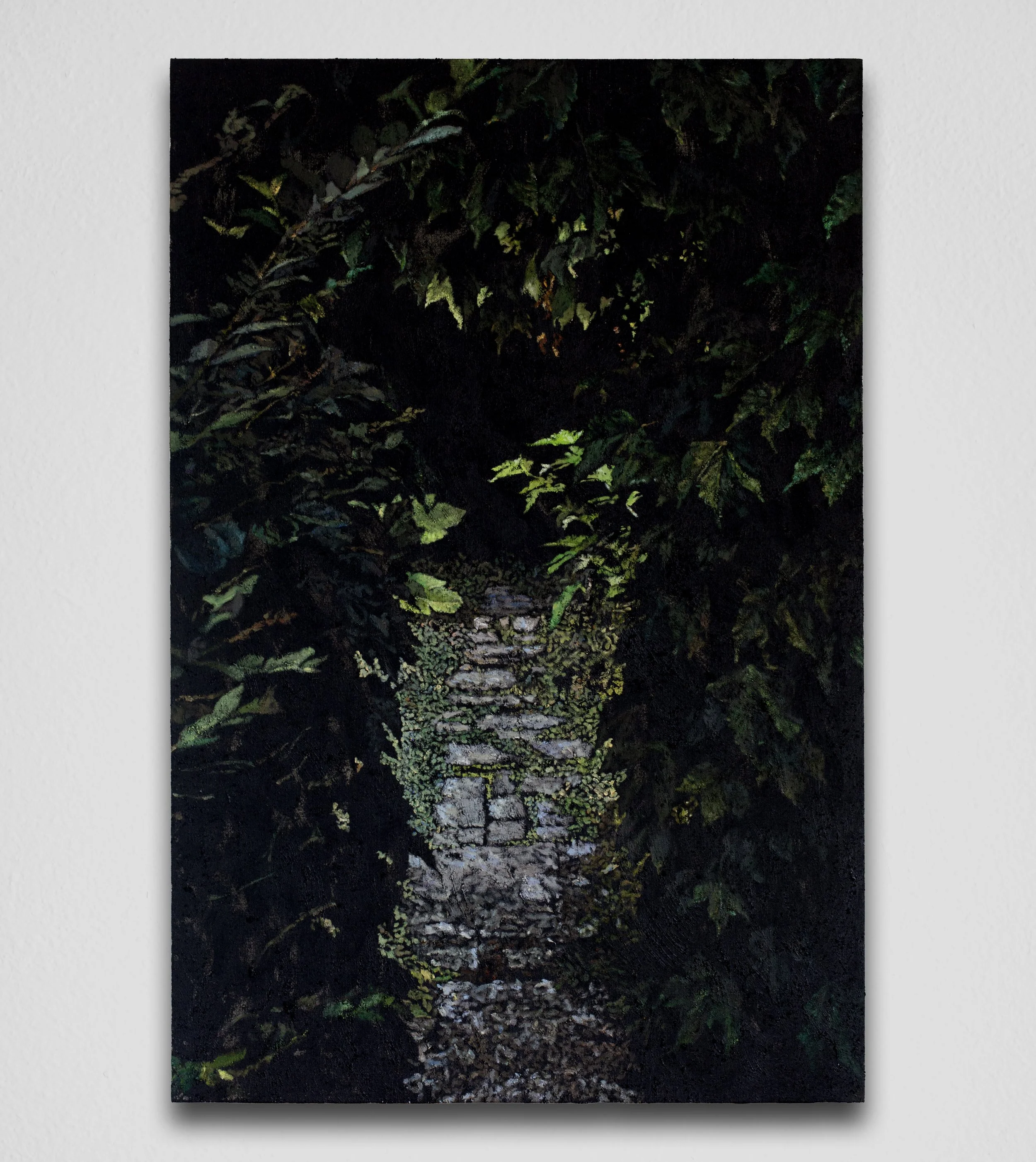 Shuangyi Li "The Dead of Summer," 2026 Acrylic on linen 47 x 31 1/2 in (120 x 80 cm)