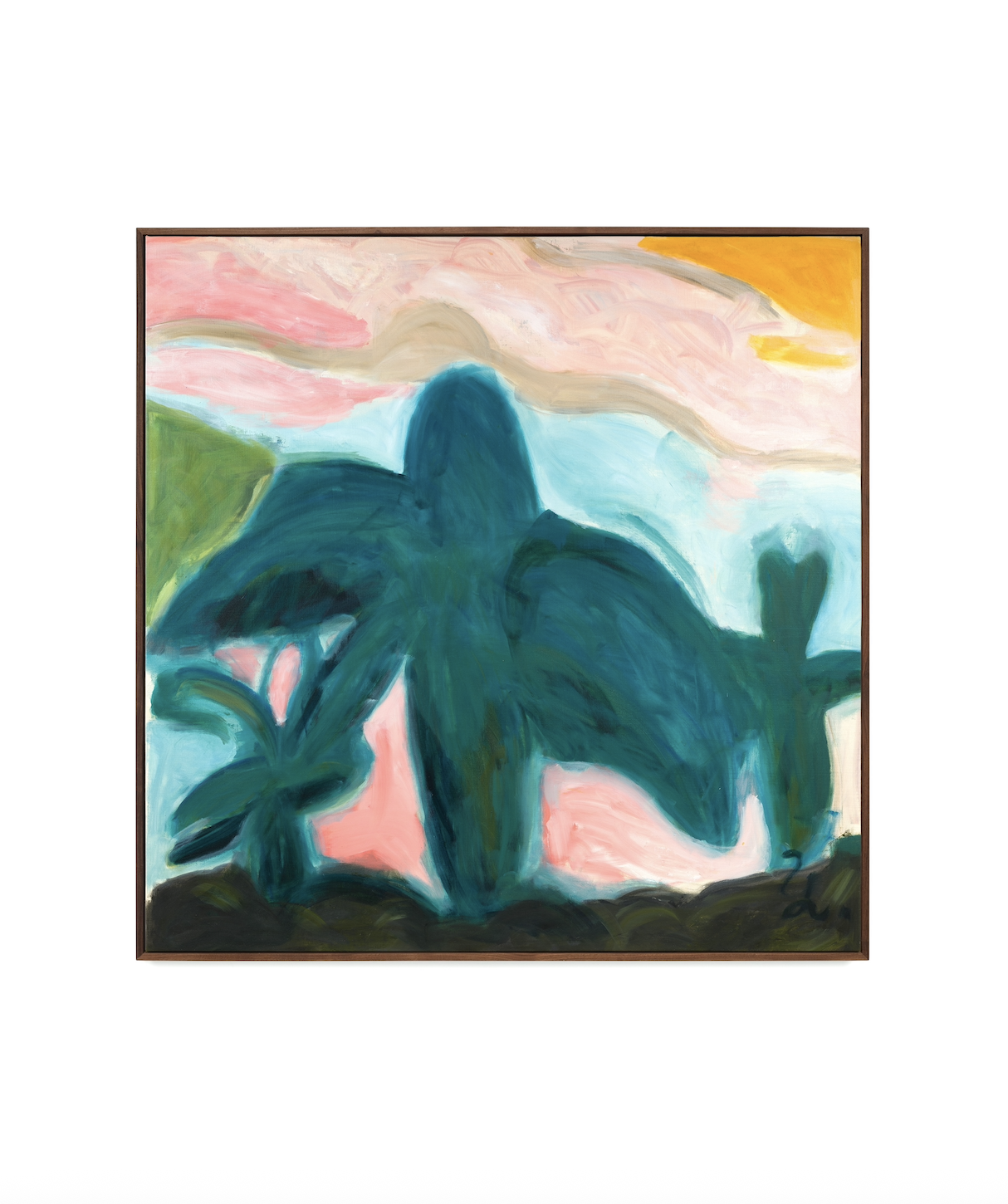 Yu Kobayashi "YK-242," 2025 Oil on canvas 56 1/2 x 56 1/2 in (144 x 144 cm)