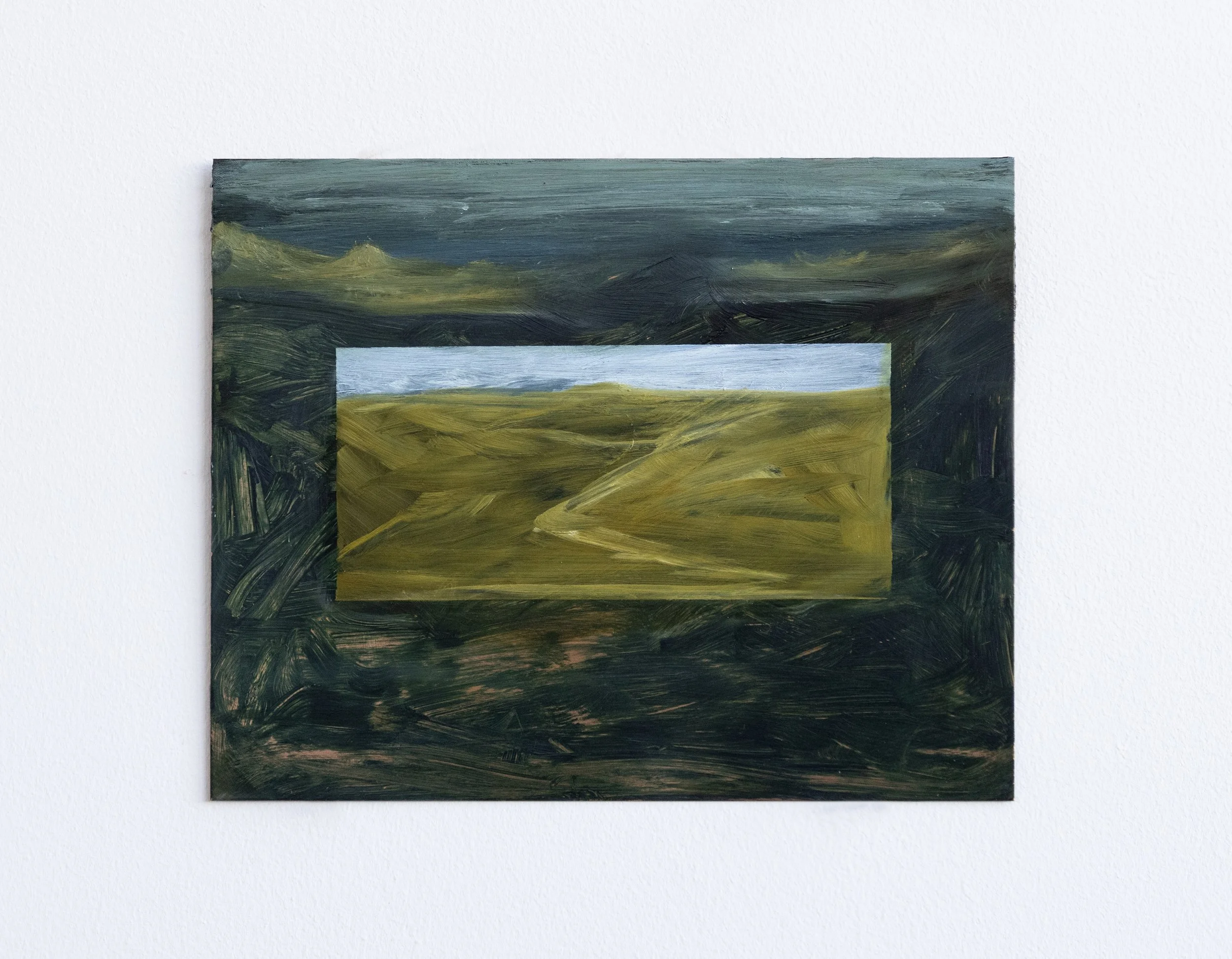 Jamiu Agboke, "Incantation," 2025 Oil on copper, 8 x 10 inches