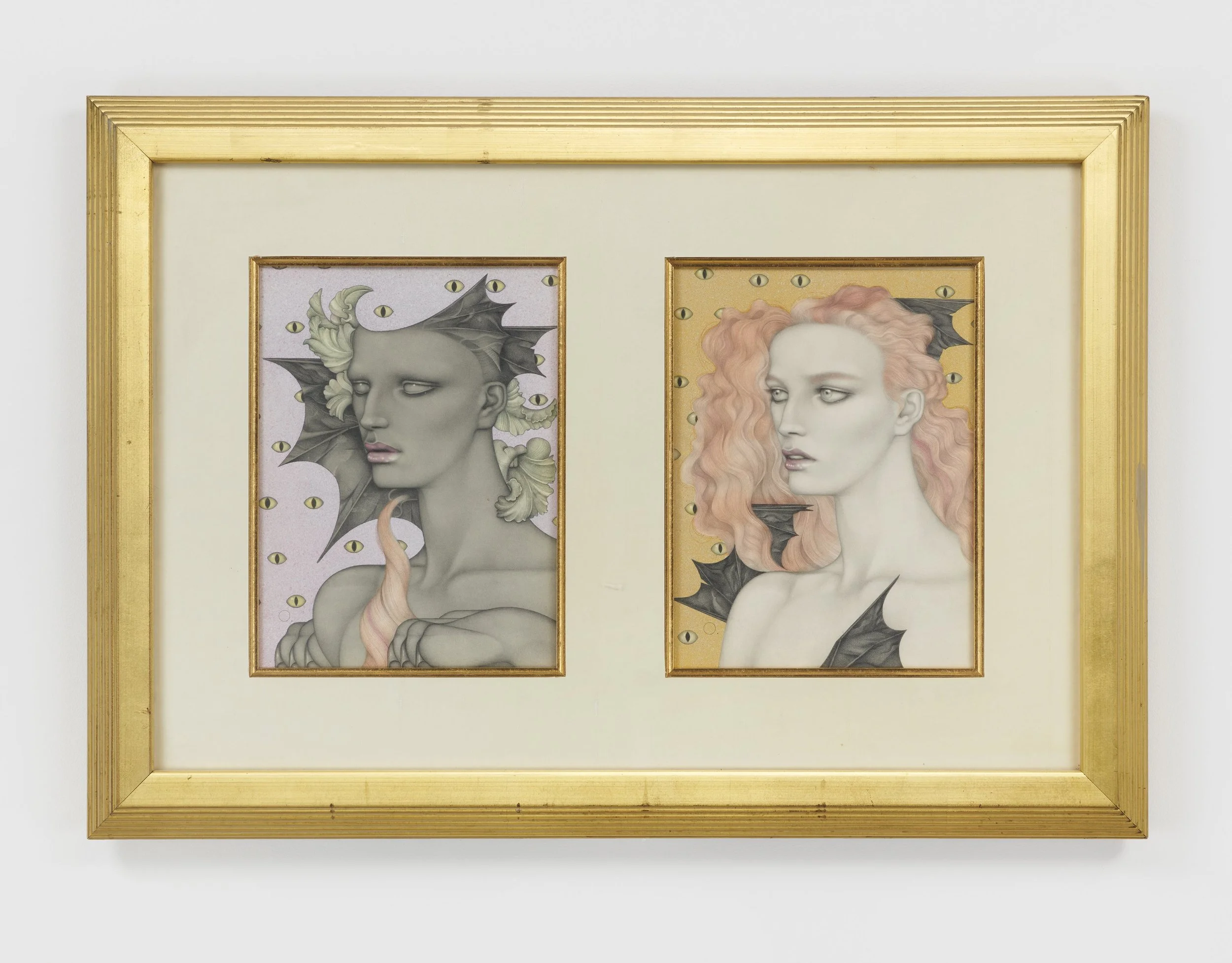 "Sunken Woman", 1981 Graphite, dye, and gouache on paper 21 x 29 1/2 inches