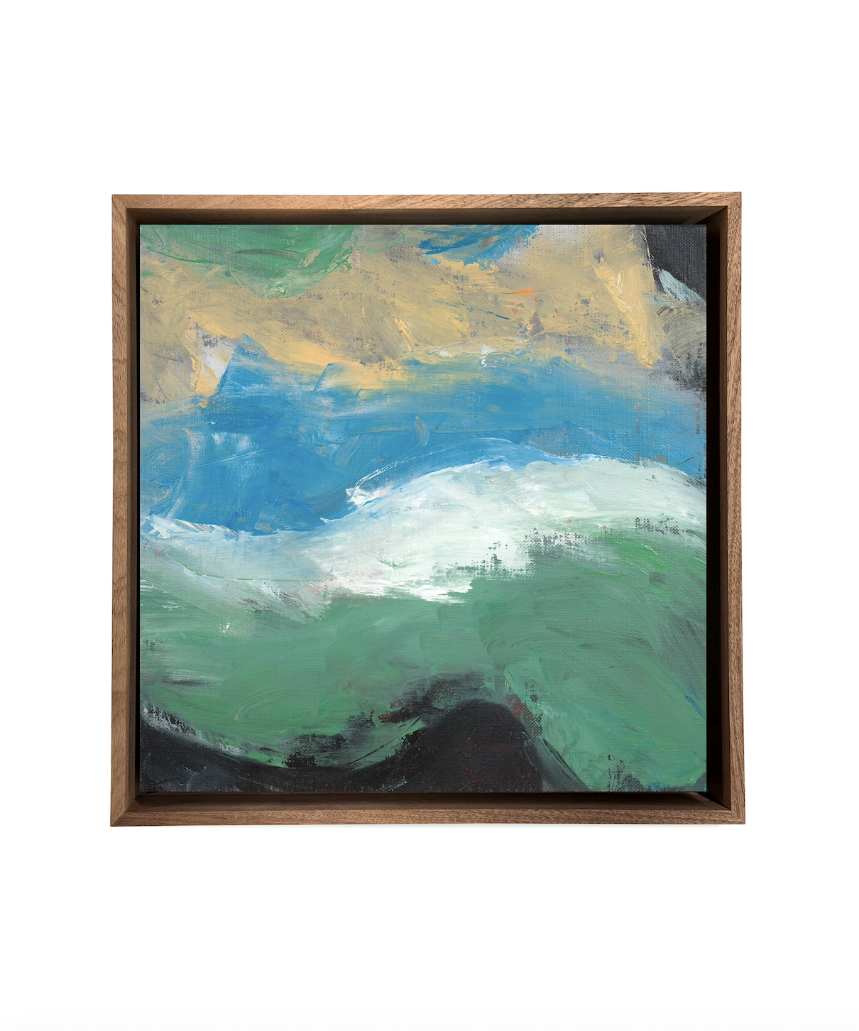 Yu Kobayashi "YK-255," 2025 Oil on canvas 15 x 15 in (38 x 38 cm)