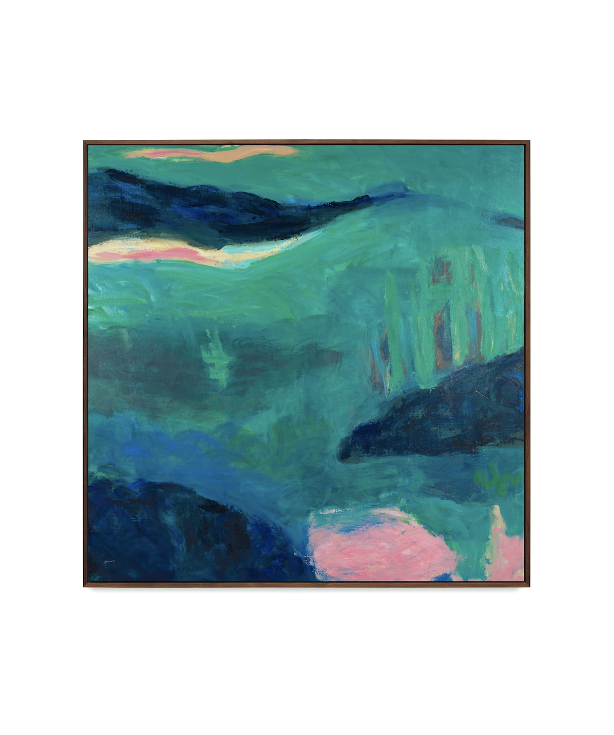 Yu Kobayashi "YK-231," 2025 Oil on canvas 54 1/2 x 54 1/2 in (138 x 138 cm)