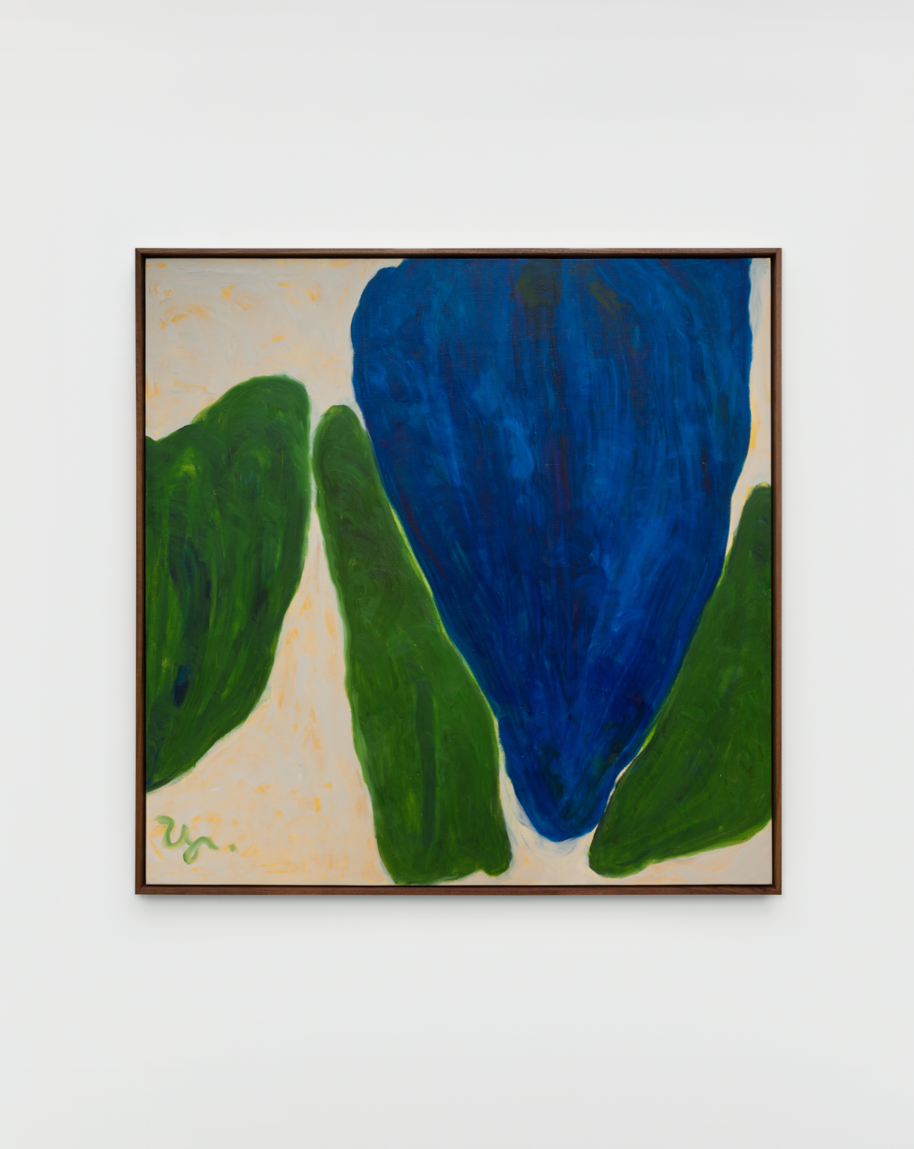 Yu Kobayashi, "YK-216," 2025 Oil on canvas 54 3/4 x 54 3/4 inches