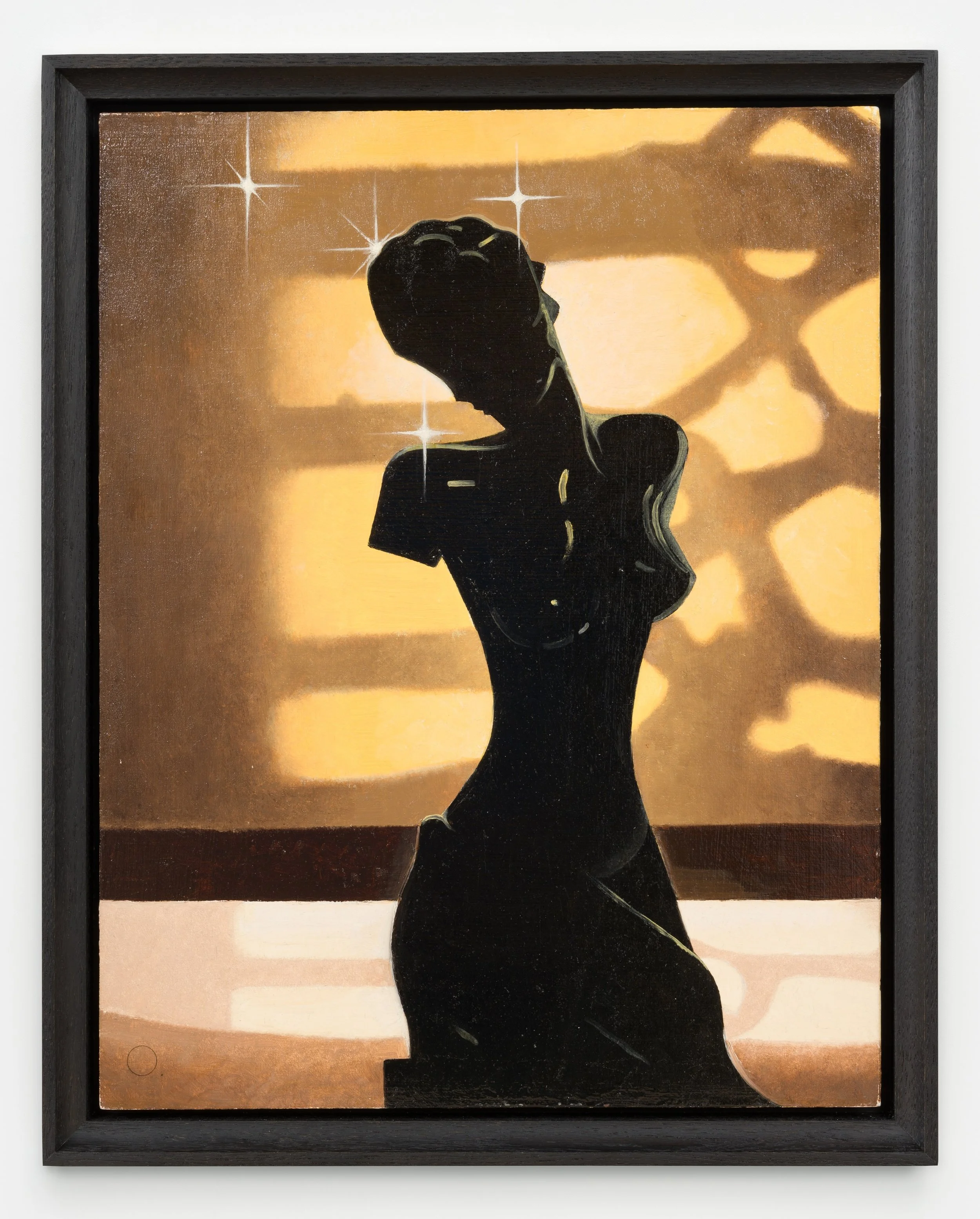 "Charlie’s Madonna", 1987 Oil on masonite
19 3/4 x 16 inches (framed)
