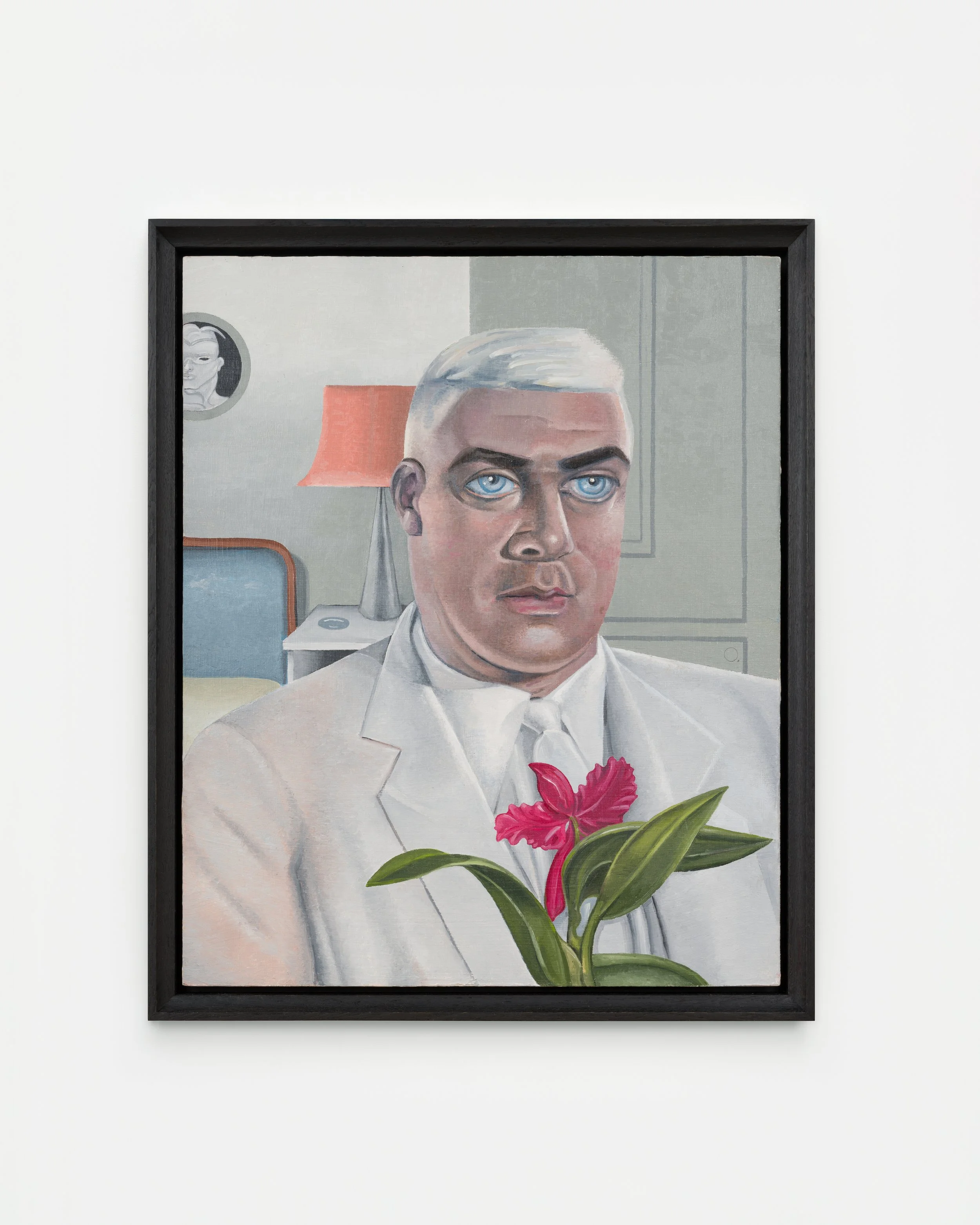 Mel Odom "The Red Orchid," 2021 Oil on board 24 x 20 in (61 x 51 cm) framed