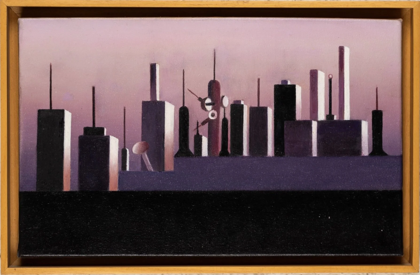 Grigoris Semitecolo "Untitled," 2007-09 Oil on canvas 9 3/4 x 15 3/4 in (25 x 40 cm)