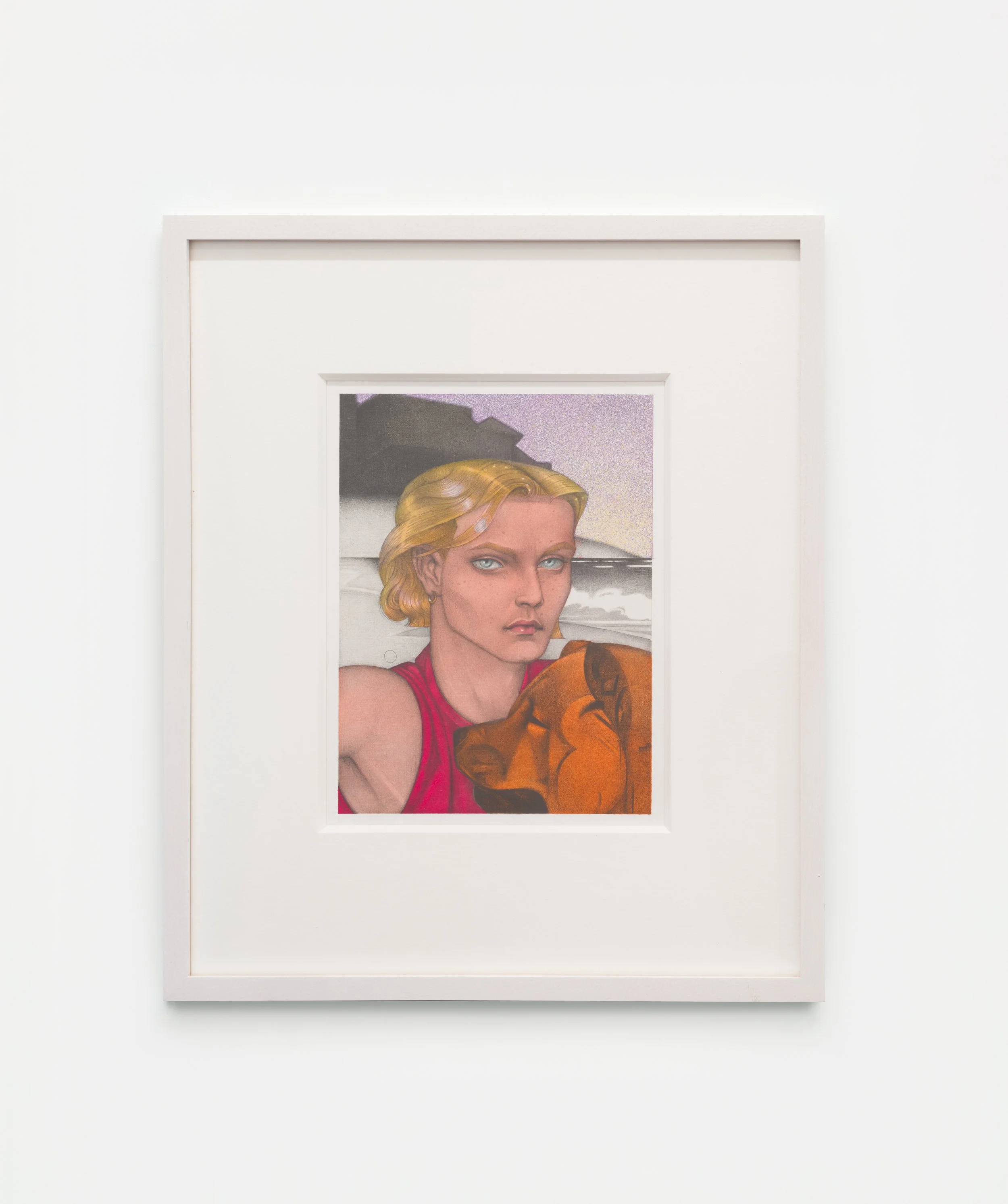 Mel Odom "Hello I Lied," 1997 Color pencil, dye and gouache on board 13 3/4 x 11 1/2 in (35 x 29 cm) framed