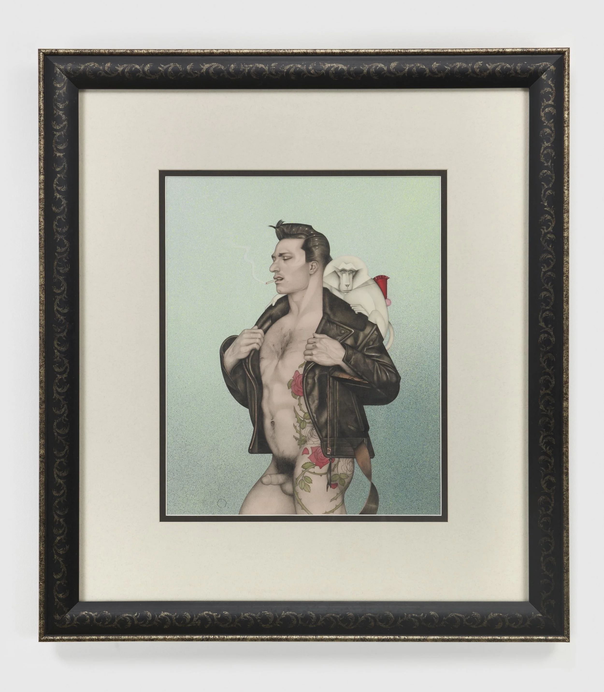 "Hard Stuff‍", 1985 Graphite, dye and gouache on paper 16 x 13 inches (framed)