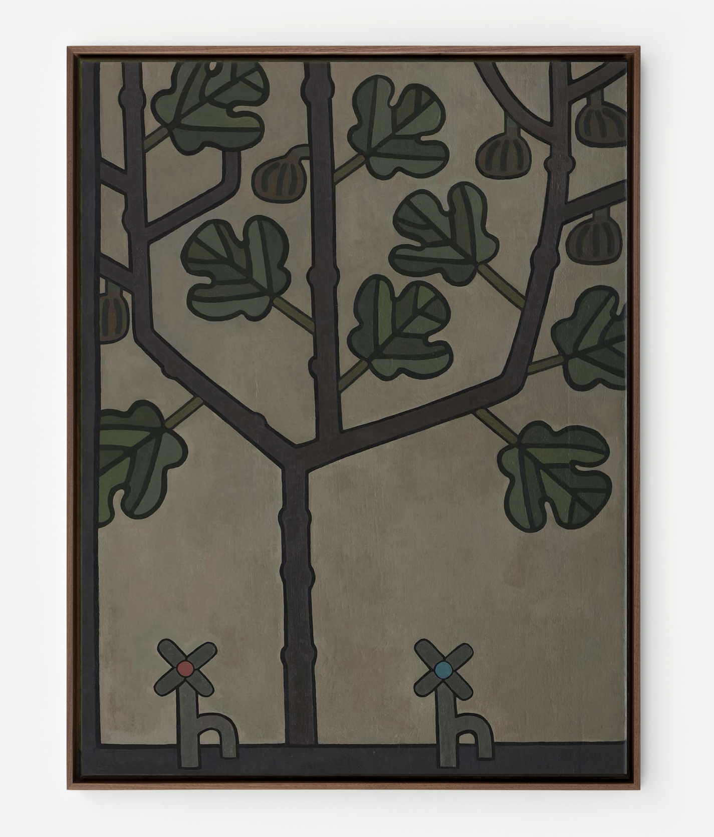 William Wright "Brown Turkey," 2024-25 Oil on canvas 24 x 18 in (61 x 46 cm)