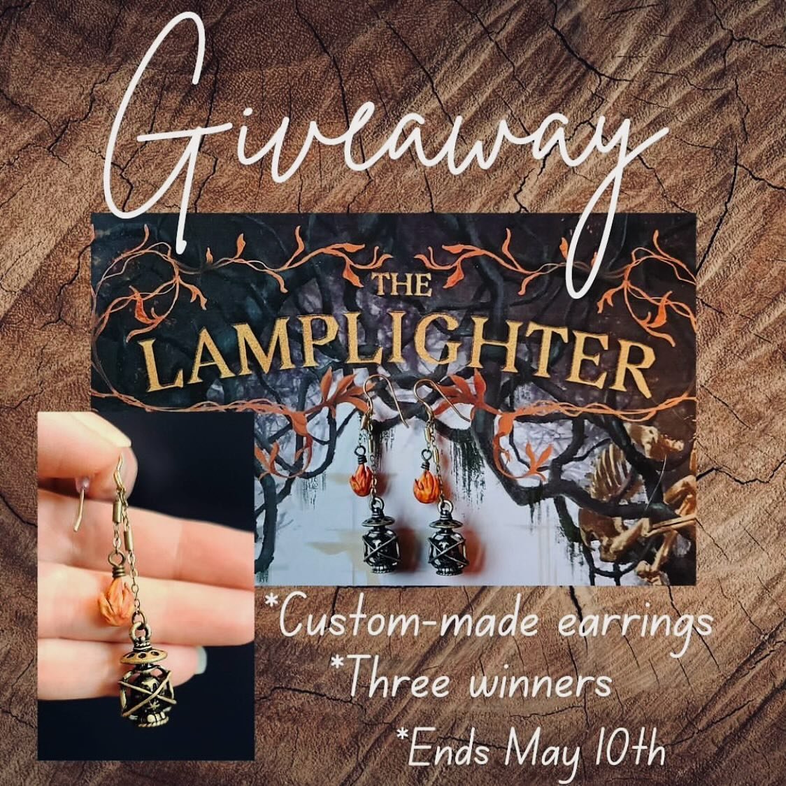 📚‼️AHH 😱 I am so grateful to have gotten to design and make these earrings to celebrate my dear friend @crystaljbell and her debut novel, THE LAMPLIGHTER &mdash; a YA horror book that comes out May 21st!!

~~~

Crystal is one of the first author fr